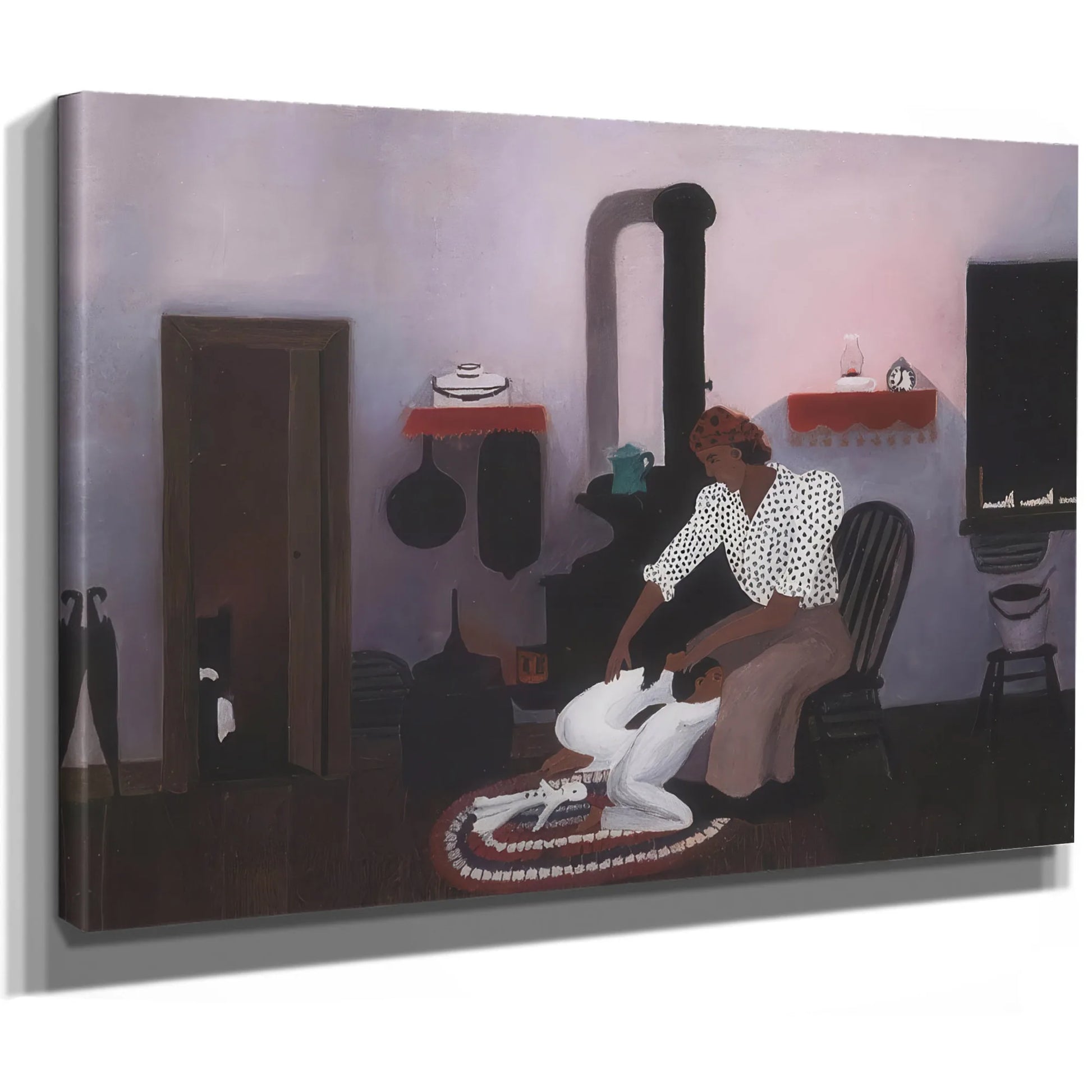 Saying Prayers By Horace Pippin Fine Art Print