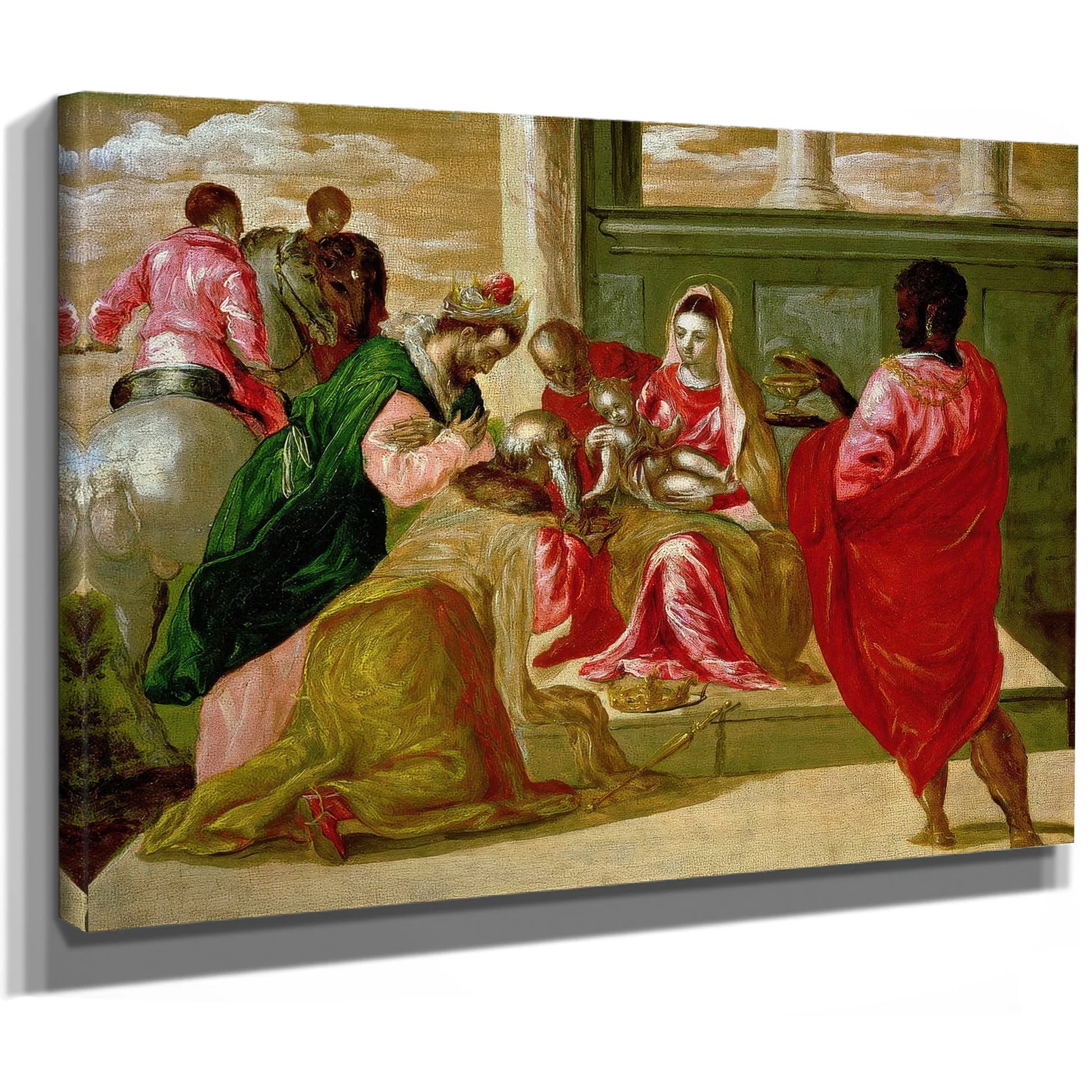 The Adoration Of The Magi By El Greco Fine Art Print