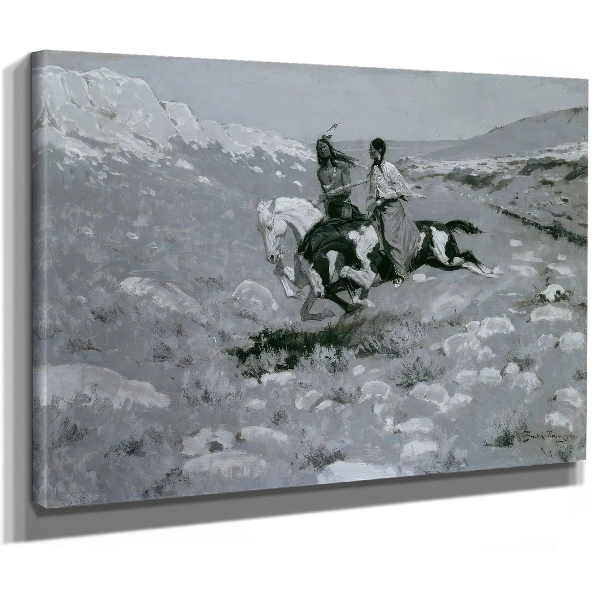 Ceremony Of The Fastest Horse C by Frederic Remington