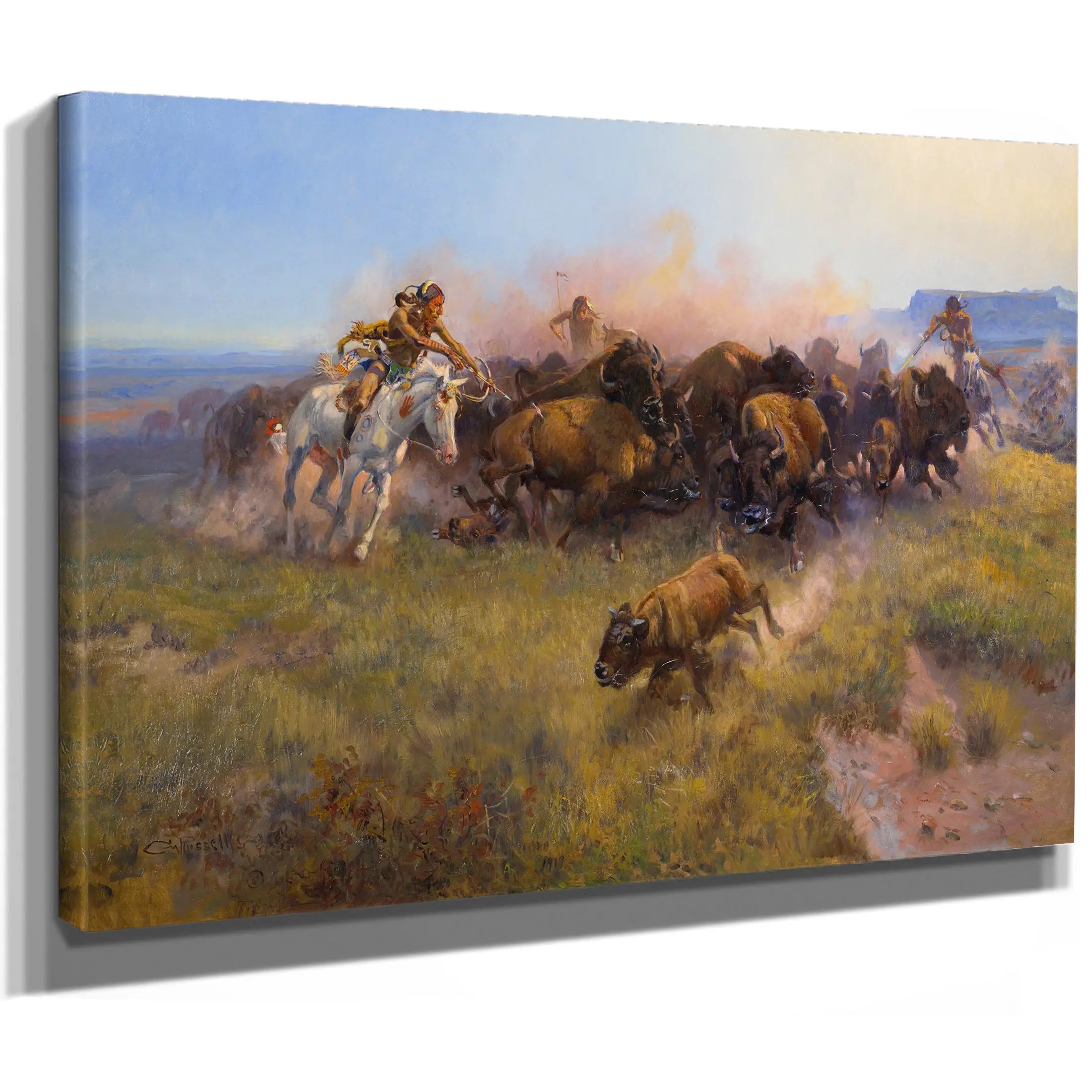 The Buffalo Hunt No 39 by Charles Marion Russell