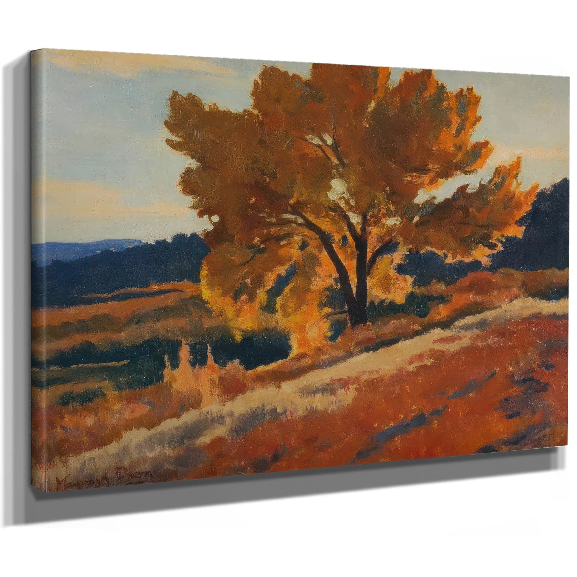 October Leafage By Maynard Dixon Fine Art Print