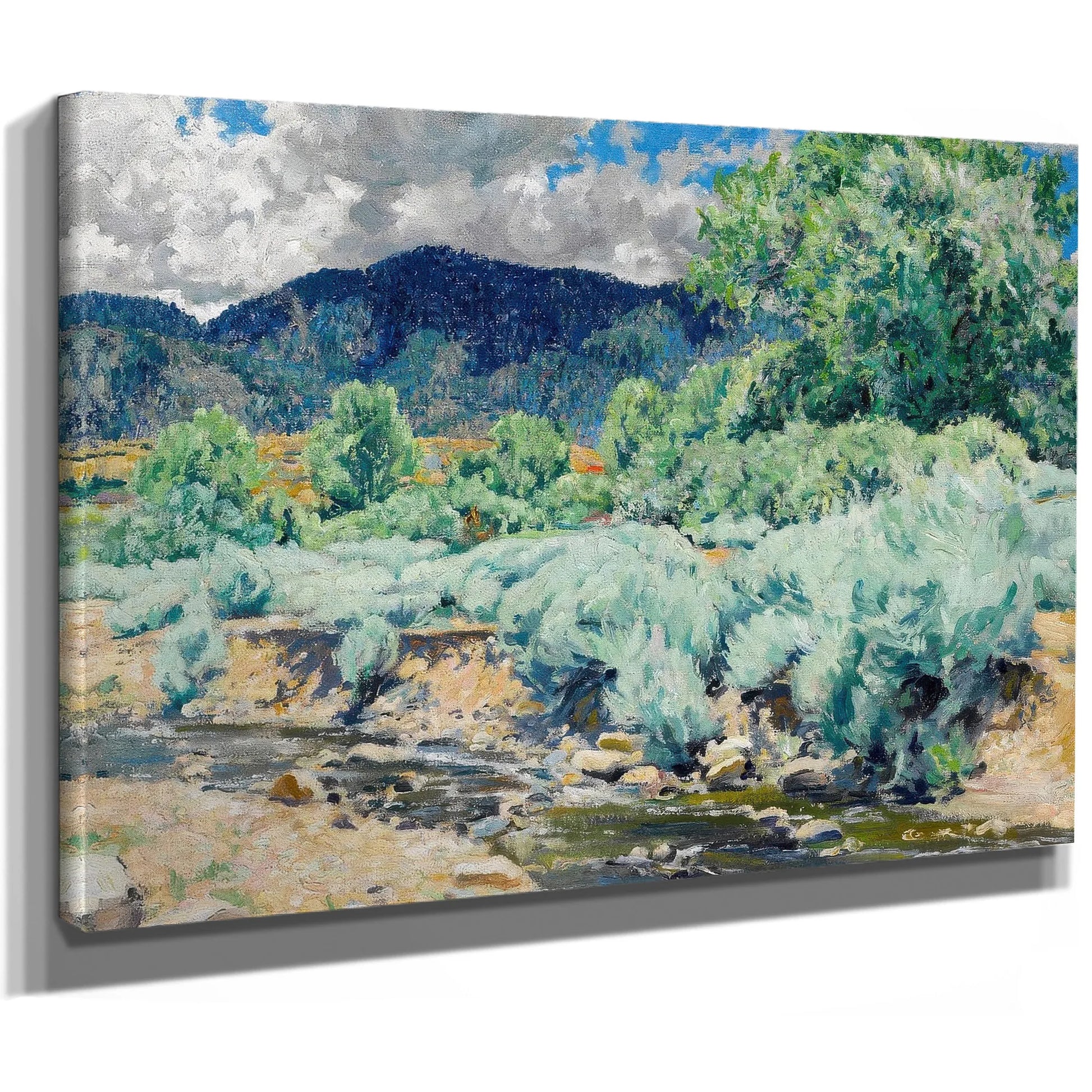 Greasewood, Santa Fe River By Walter Ufer Fine Art Print