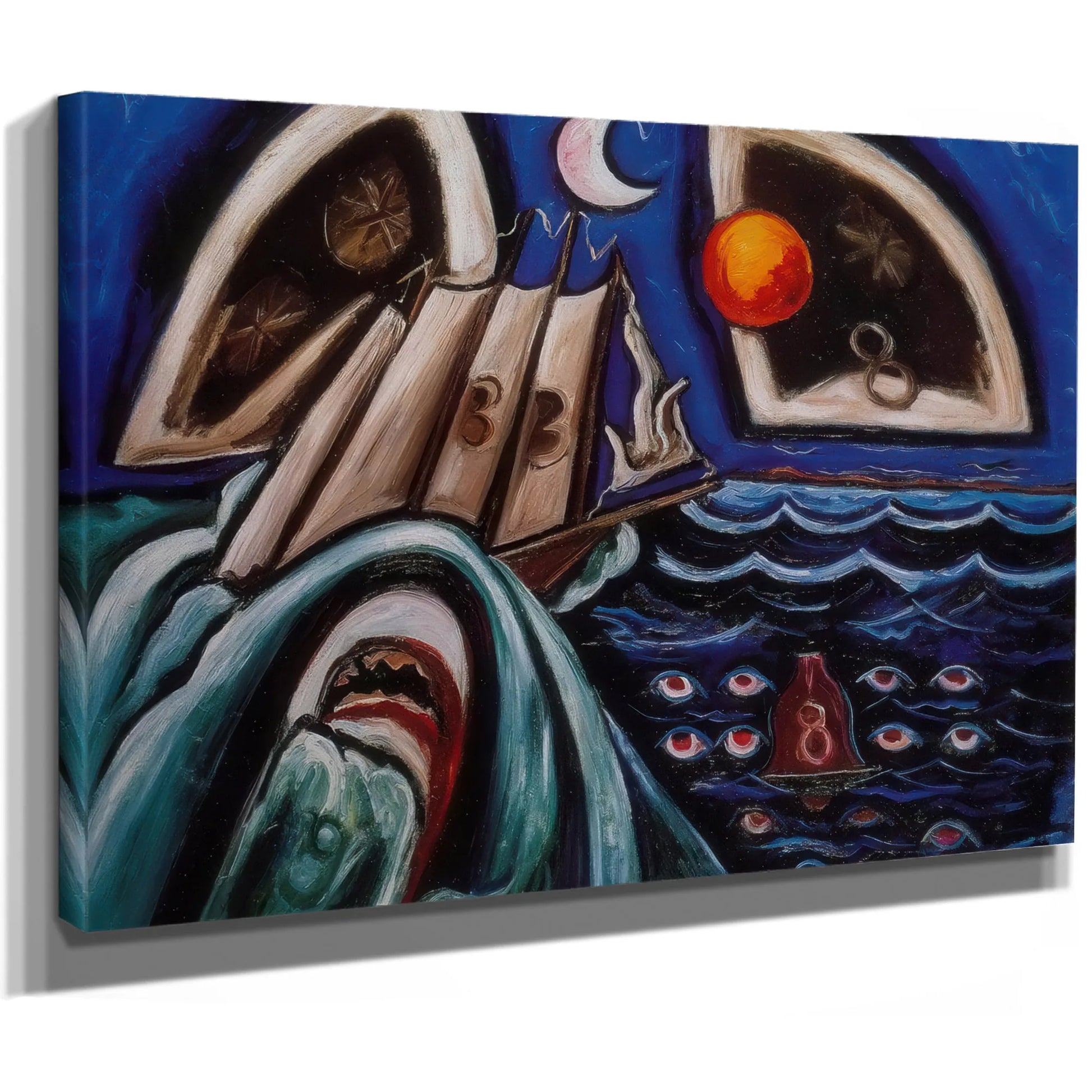 Eight Bells Folly Memorial For Hart Crane By Marsden Hartley Fine Art Print