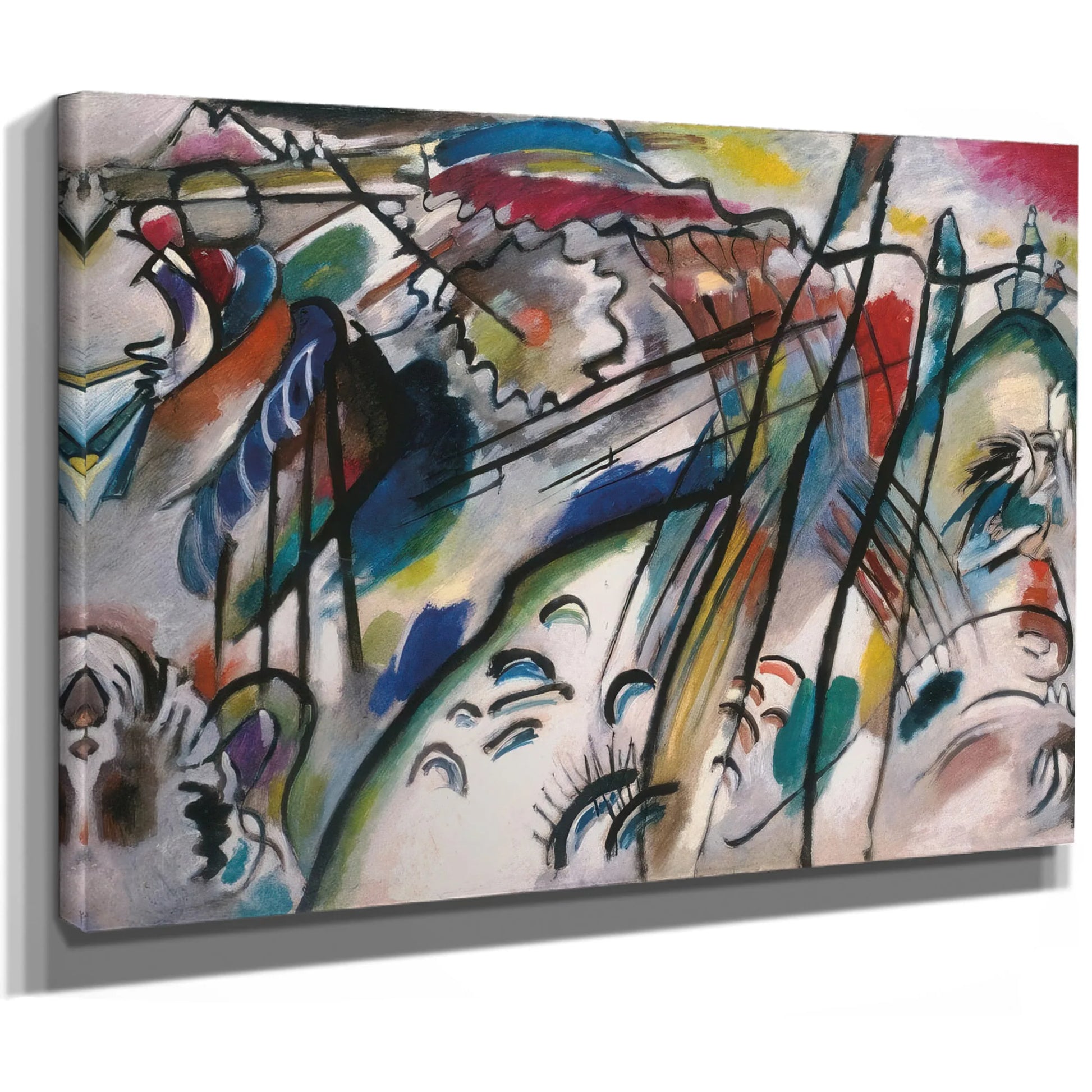 Improvisation 28 Second Version 1912 By Wassily Kandinsky Fine Art Print