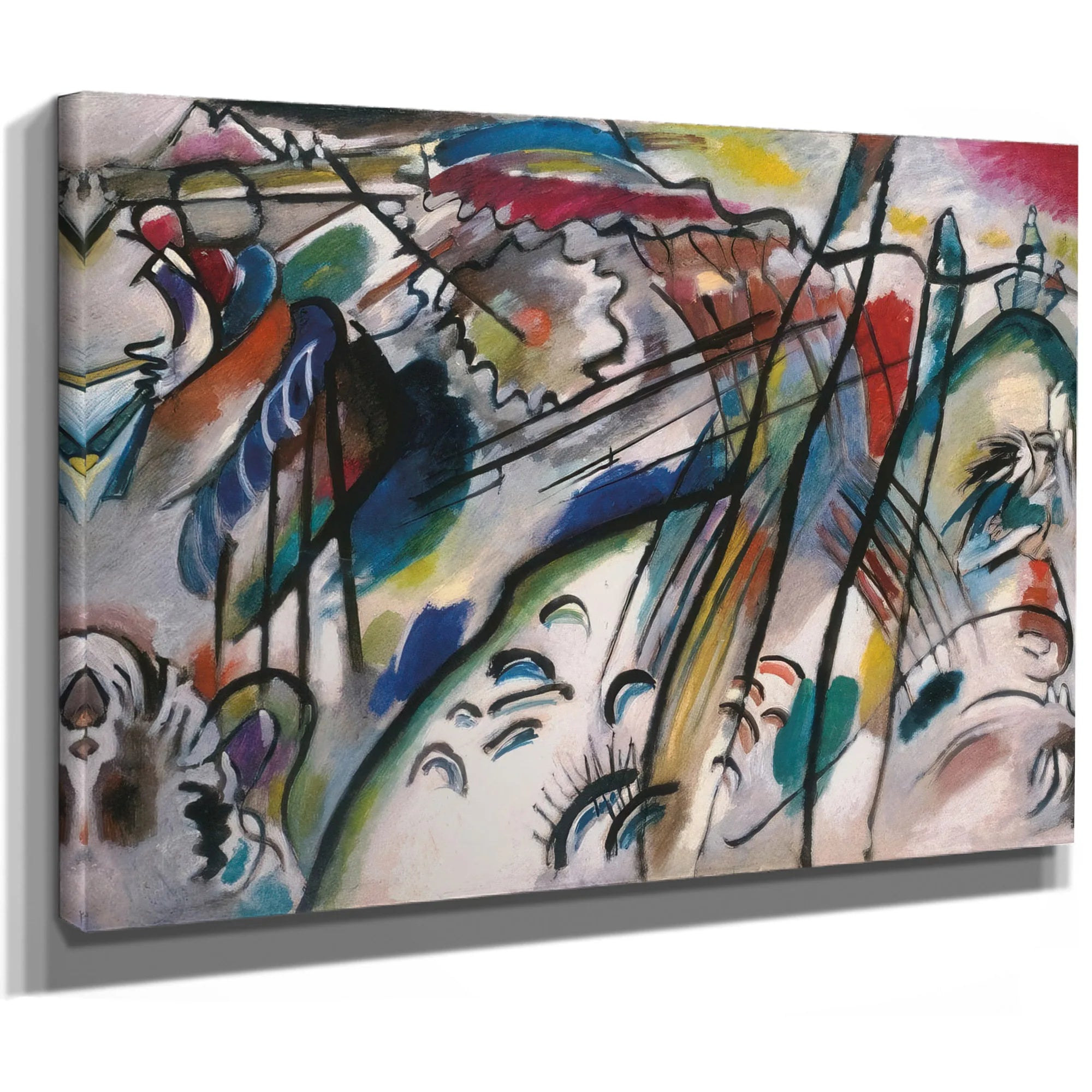 Improvisation 28 Second Version 1912 By Wassily Kandinsky Fine Art Print