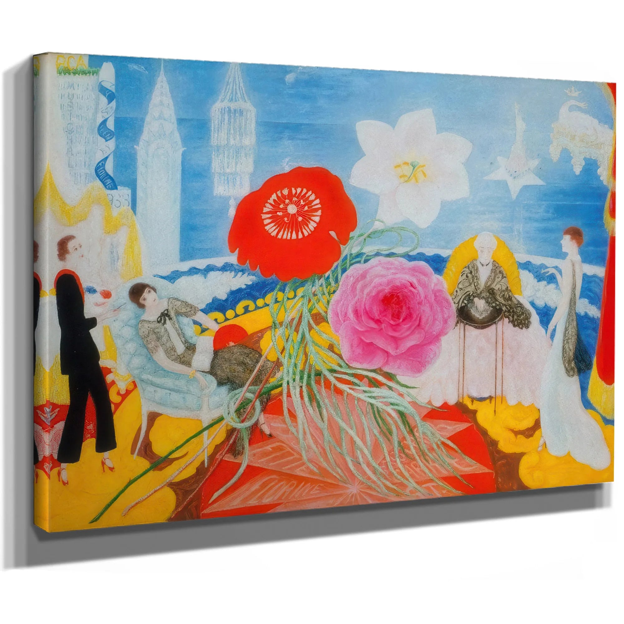 Family Portrait Ii By Florine Stettheimer Fine Art Print