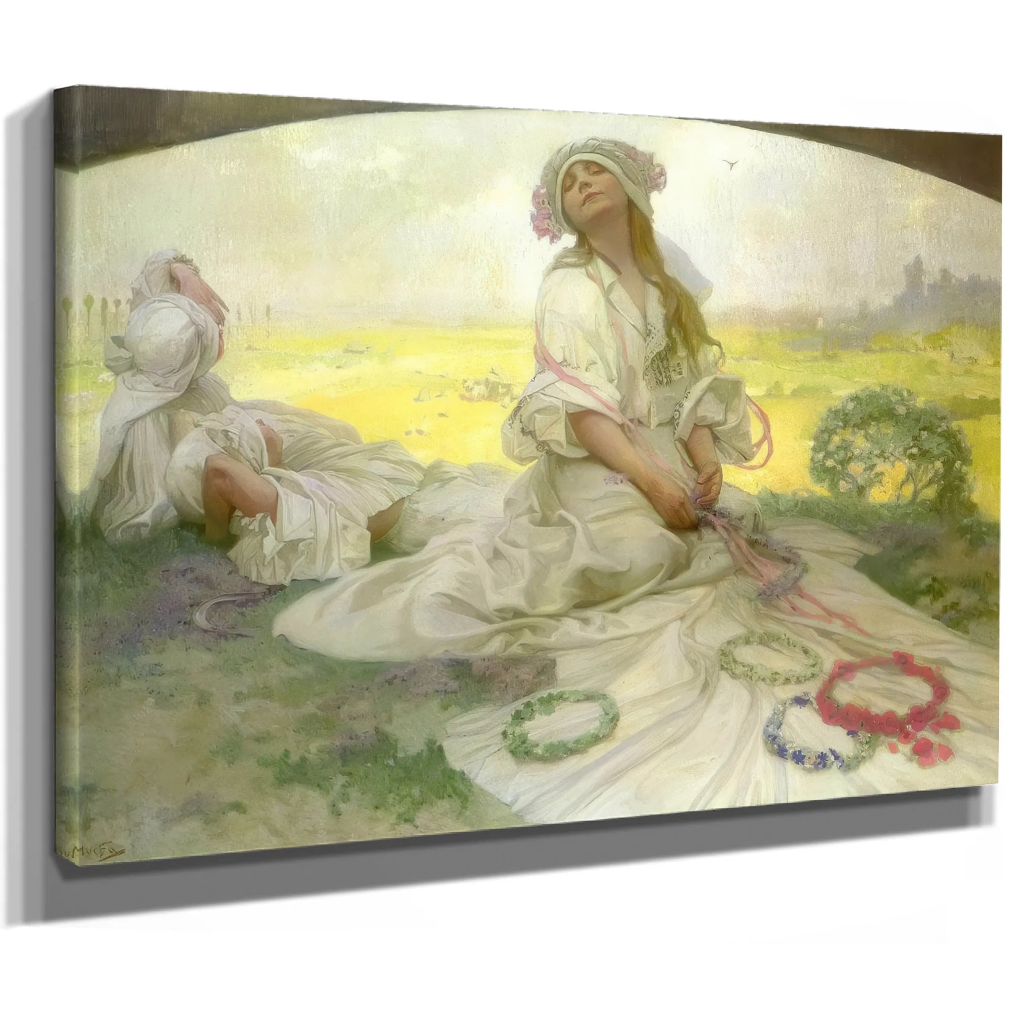 Song Of Bohemia (Our Song) By Alphonse Mucha Fine Art Print
