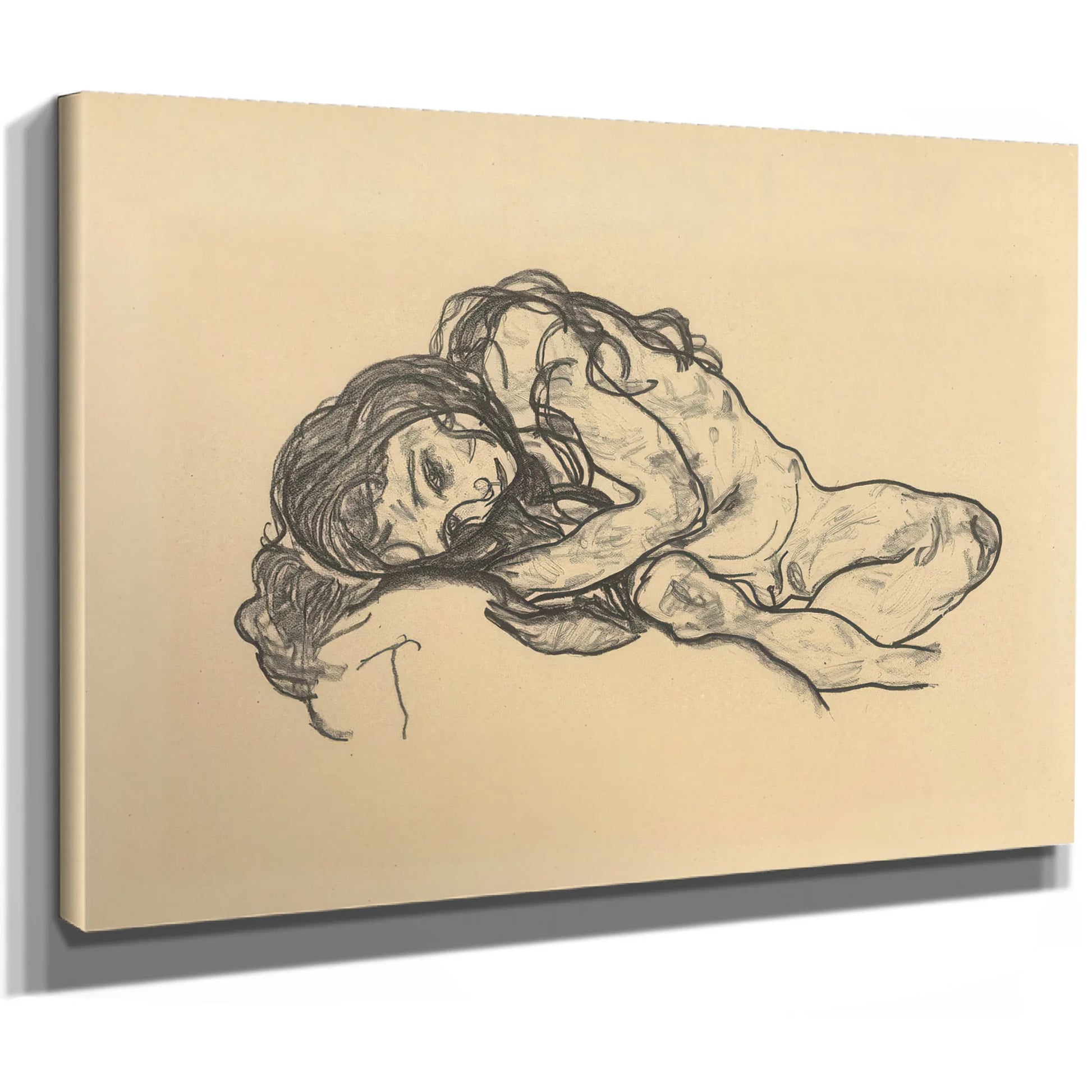 Madchen Girl By Egon Schiele Fine Art Print