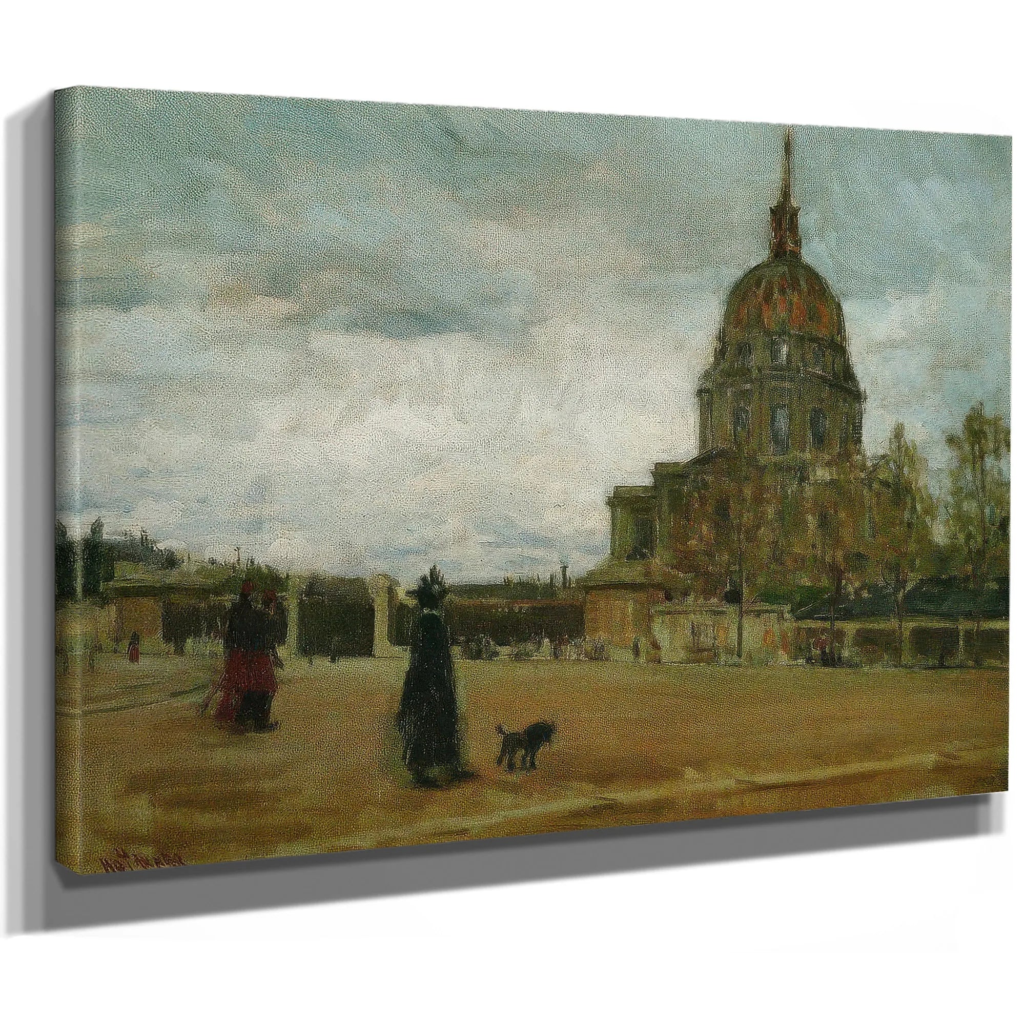 Les Invalides Paris 1896 By Henry Ossawa Tanner Fine Art Print