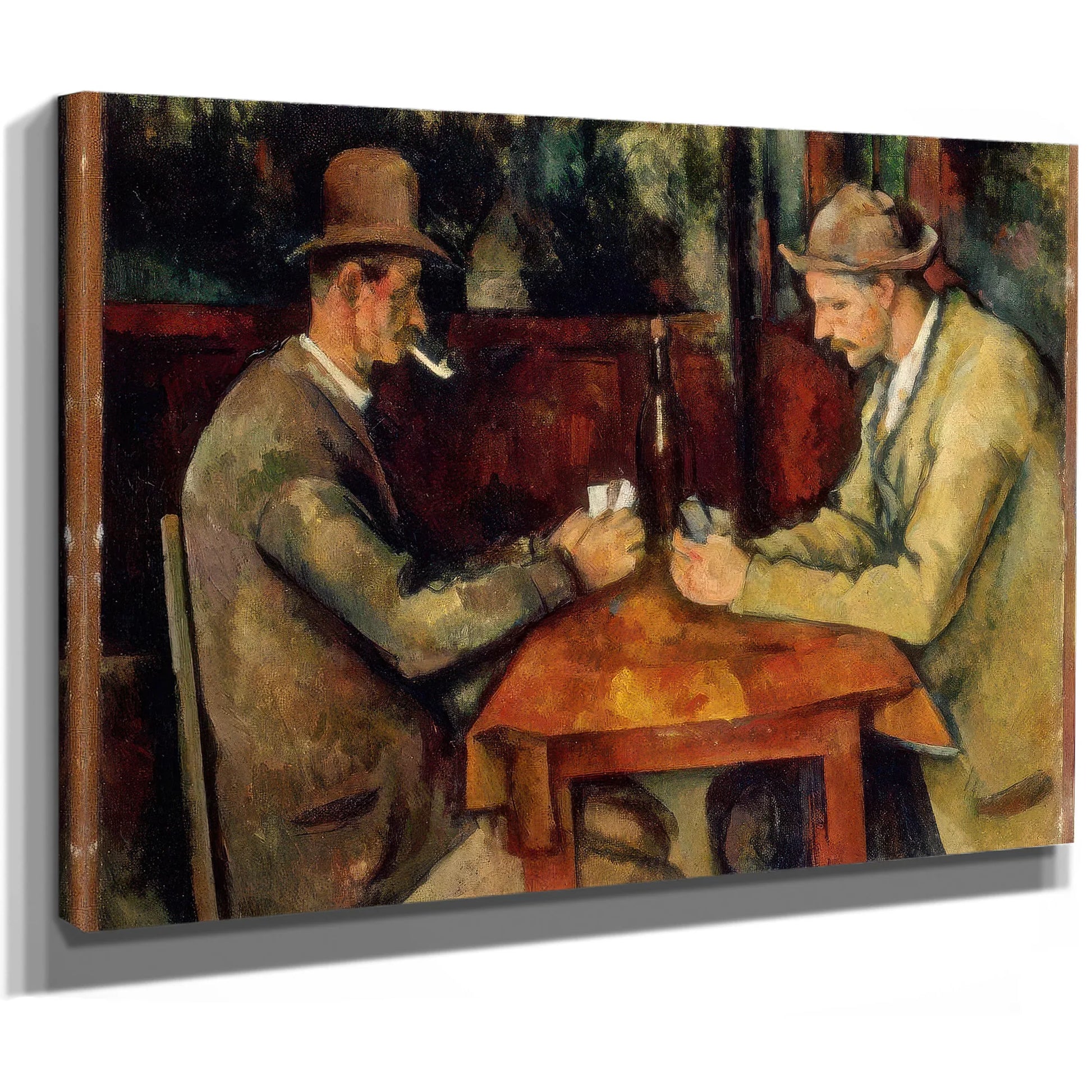 The Card Players 1895 2 By Paul Cezanne Fine Art Print