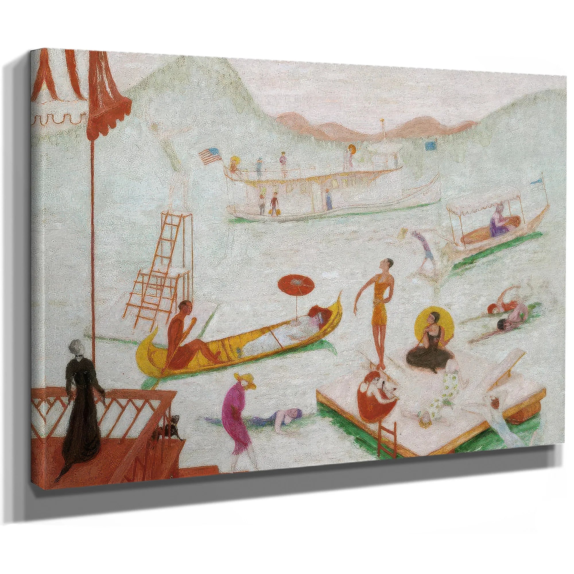 Ake Placid 1919 By Florine Stettheimer Fine Art Print