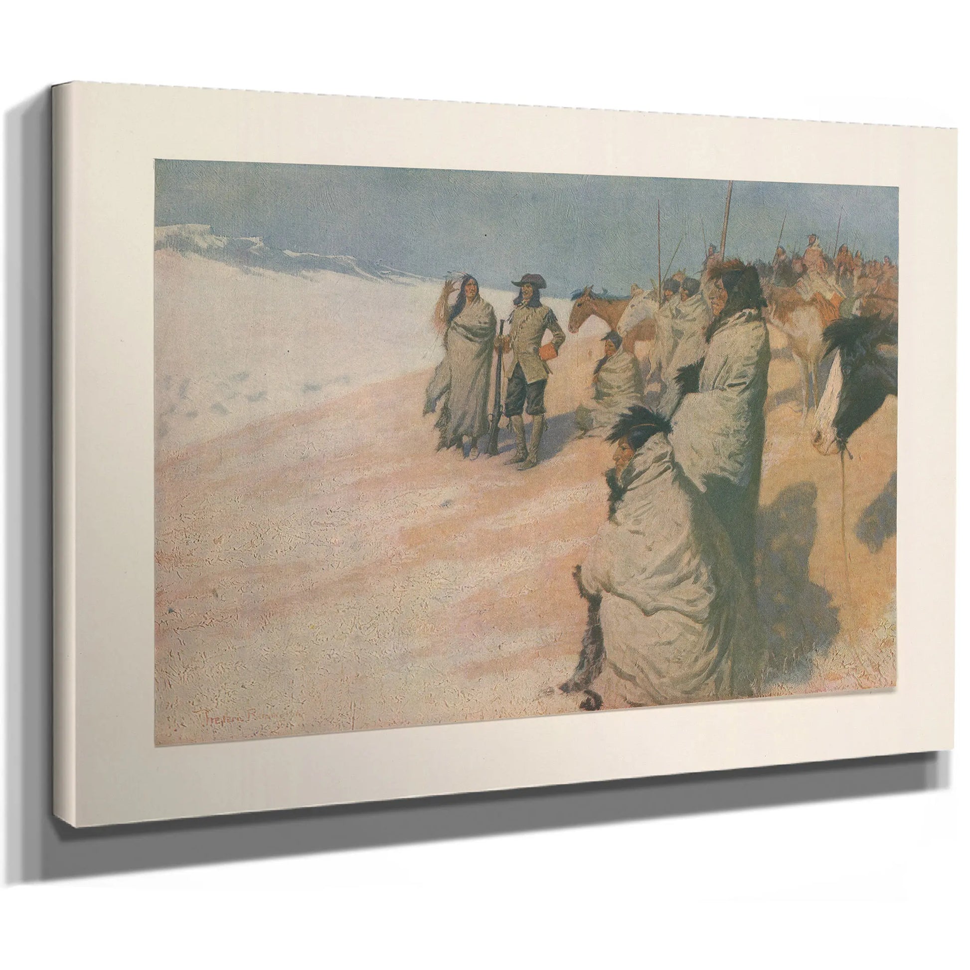 The Great Explorers Iv La Verendrye by Frederic Remington