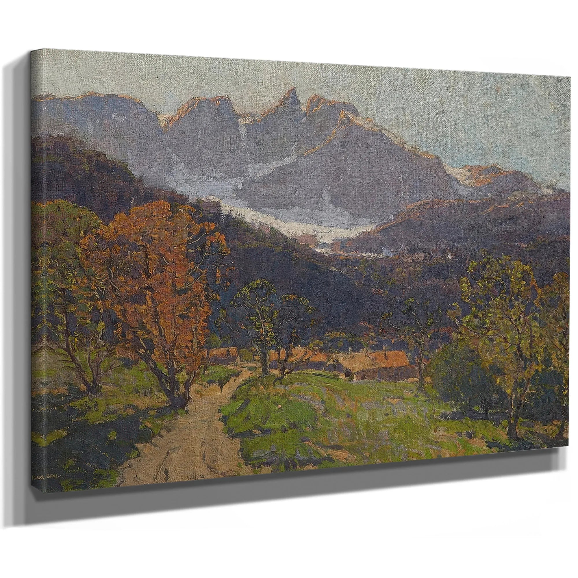 A Road To Alpine Homes By Edgar Payne Fine Art Print
