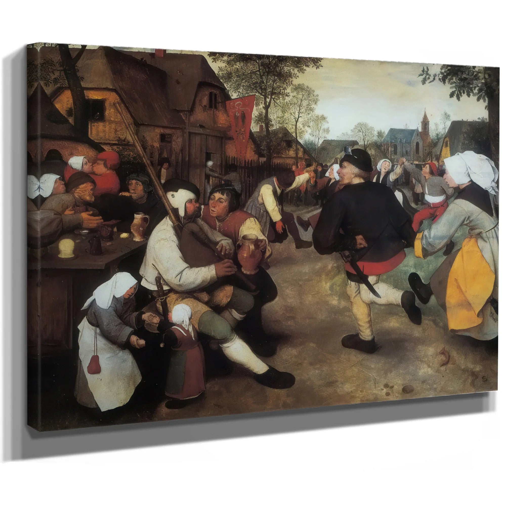 The Peasant Dance 1568 By Pieter Bruegel Fine Art Print