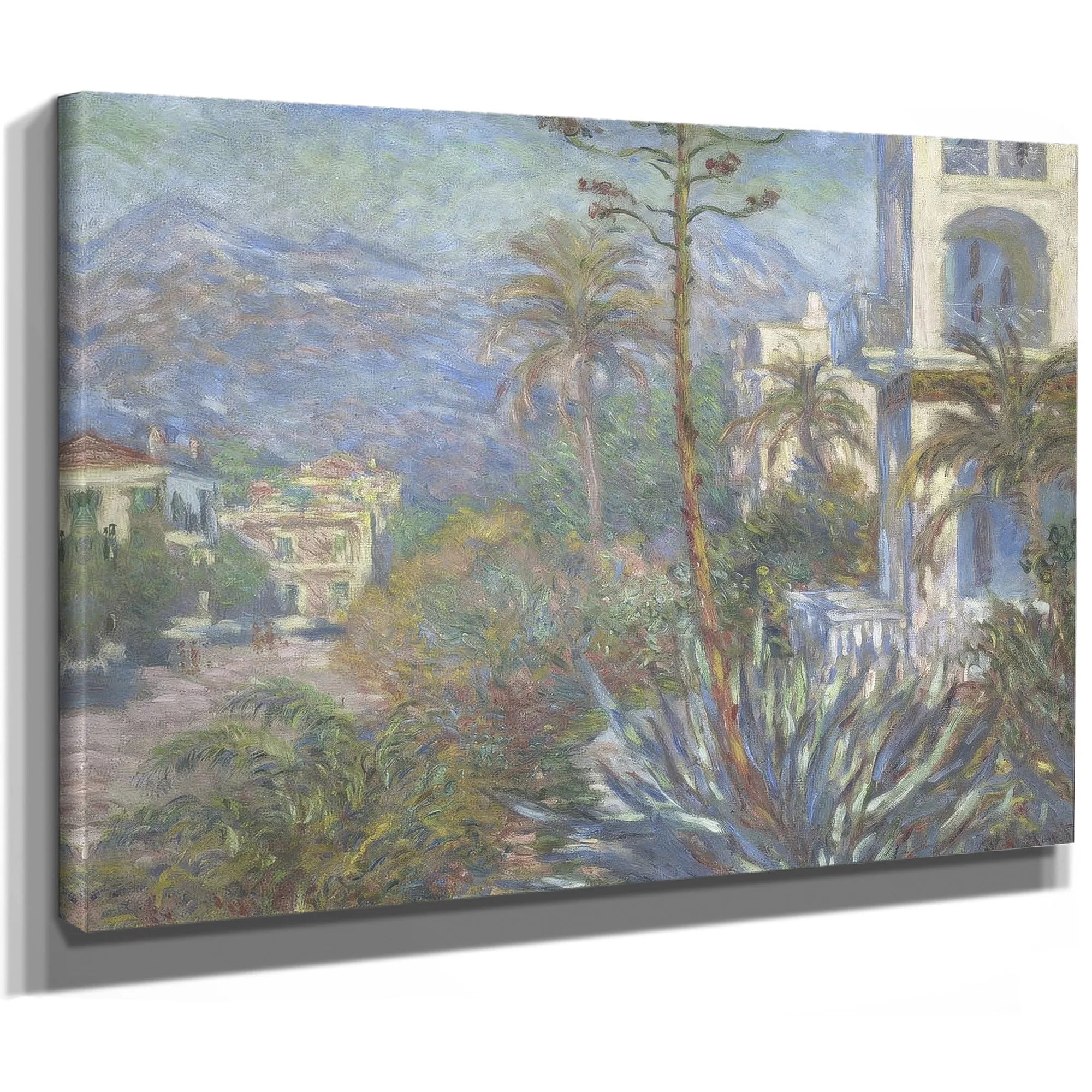 Villas At Bordighera By Claude Monet Fine Art Print