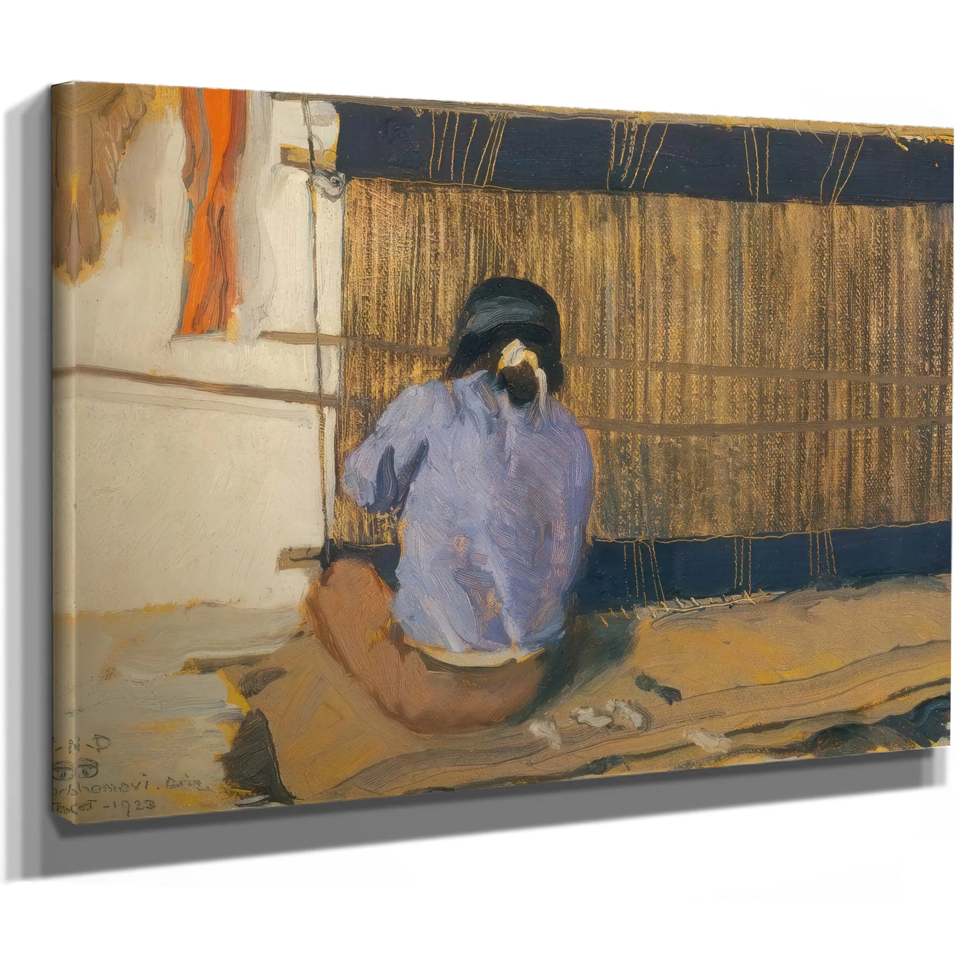 Hopi Weaver By Maynard Dixon Fine Art Print