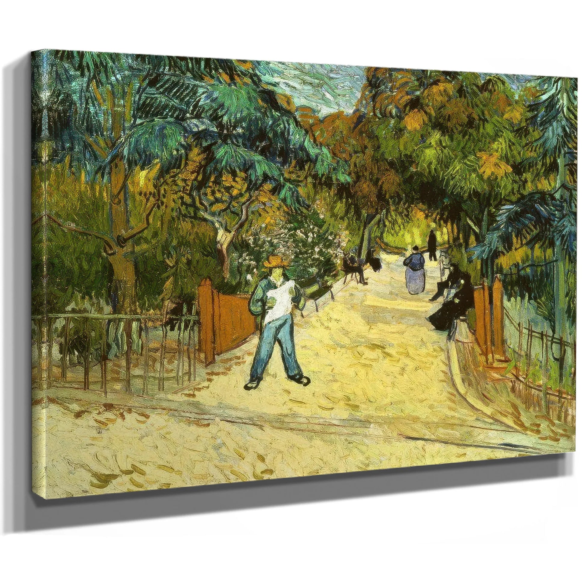 Entrance To The Public Gardens In Arles By Vincent Van Gogh Fine Art Print