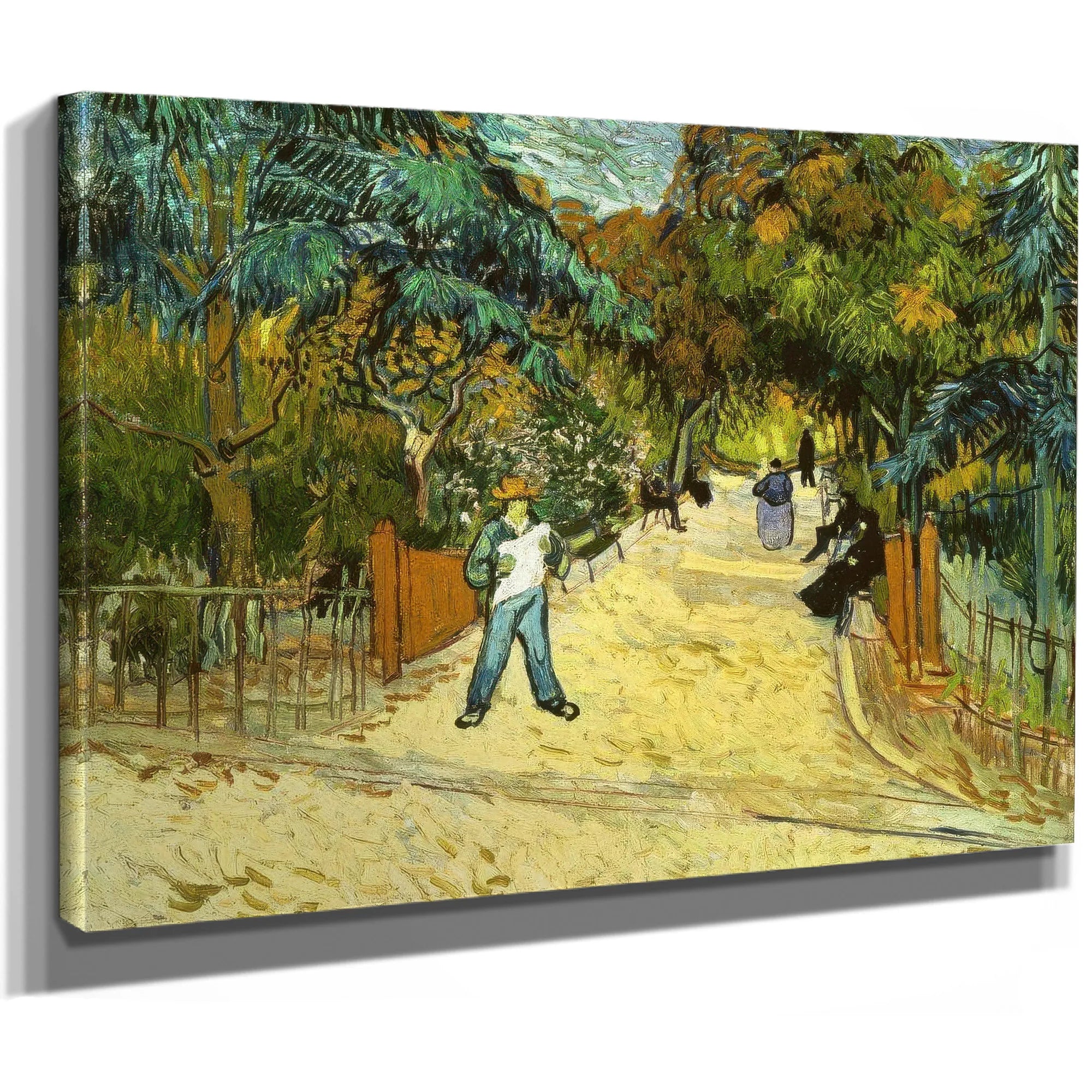 Entrance To The Public Gardens In Arles By Vincent Van Gogh Fine Art Print