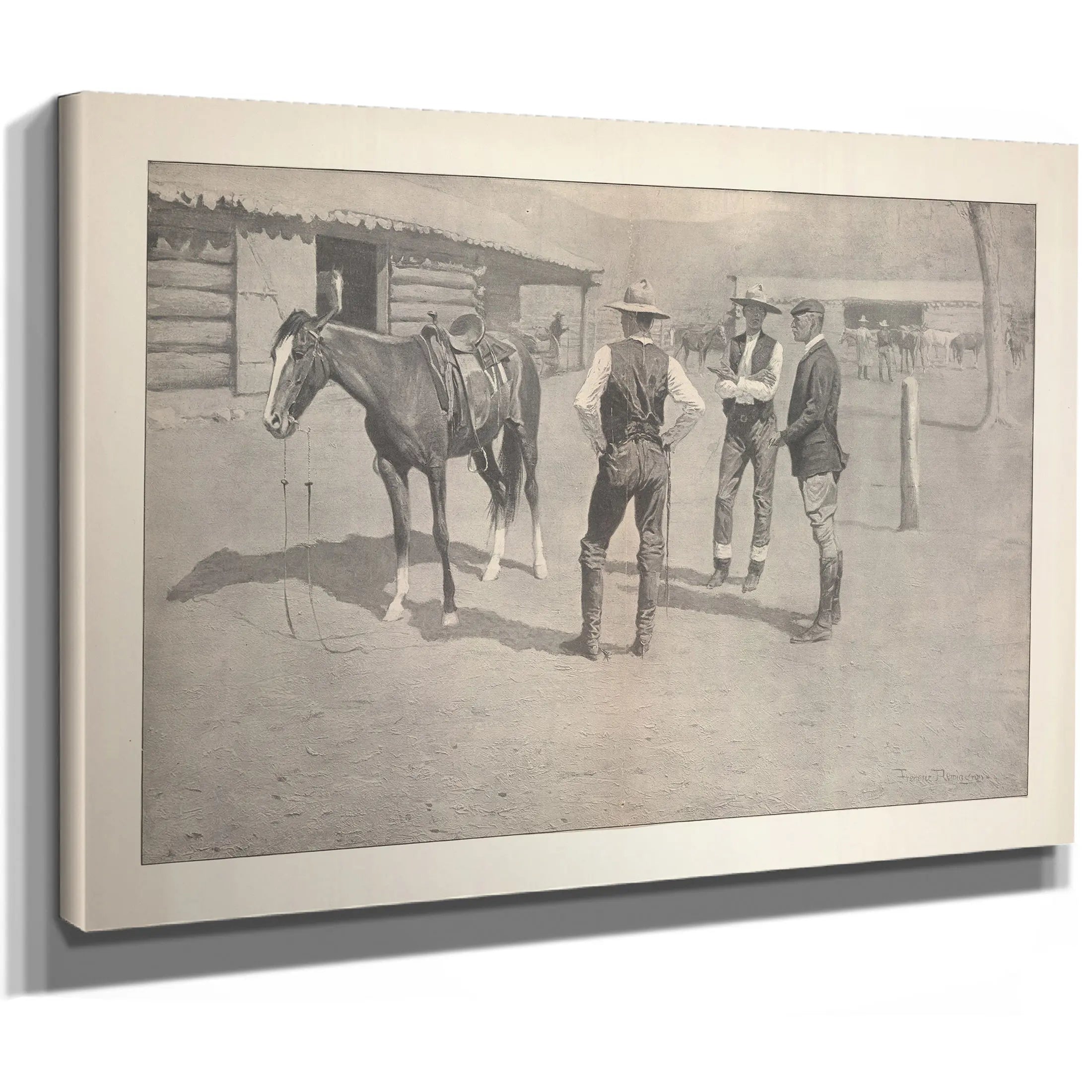 Buying Polo Ponies In The West by Frederic Remington
