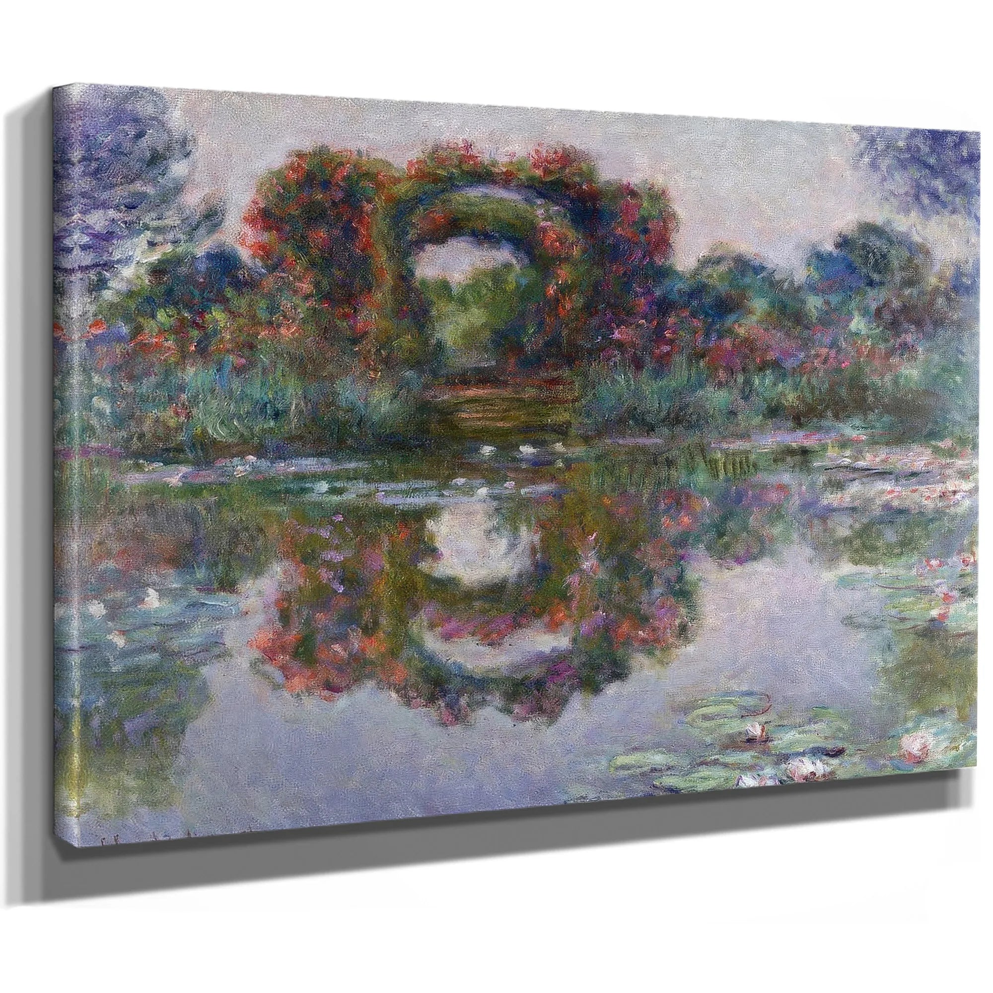Flowering Arches, Giverny By Claude Monet Fine Art Print