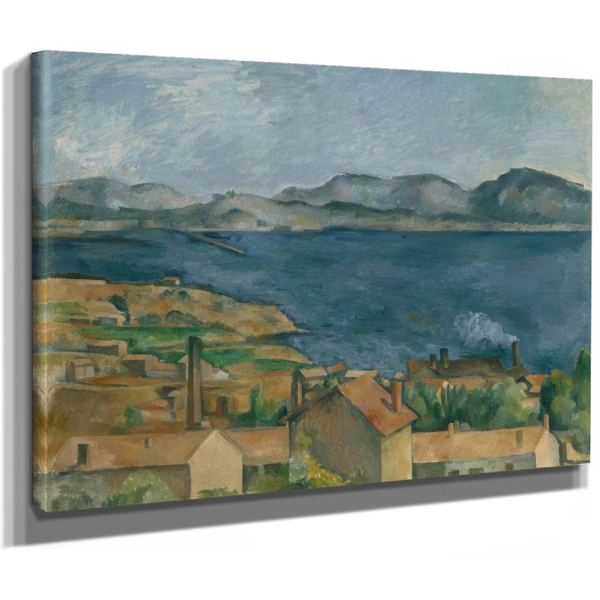 The Bay Of Marseilles Seen From Lestaque By Paul Cezanne Fine Art Print