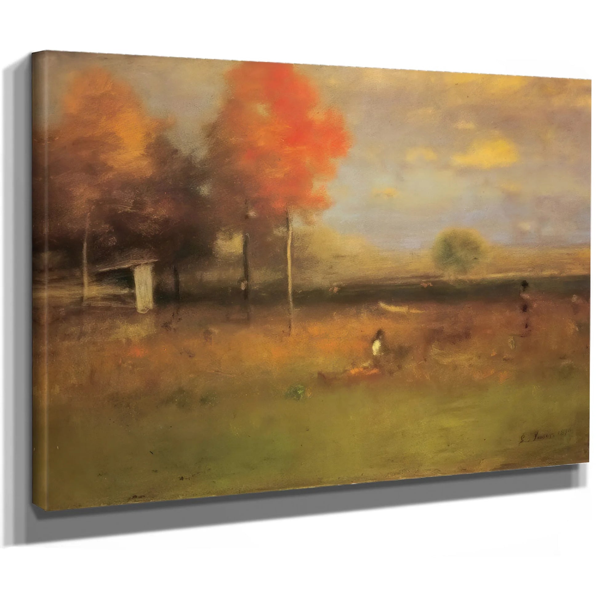 Indian Summer By George Inness Fine Art Print