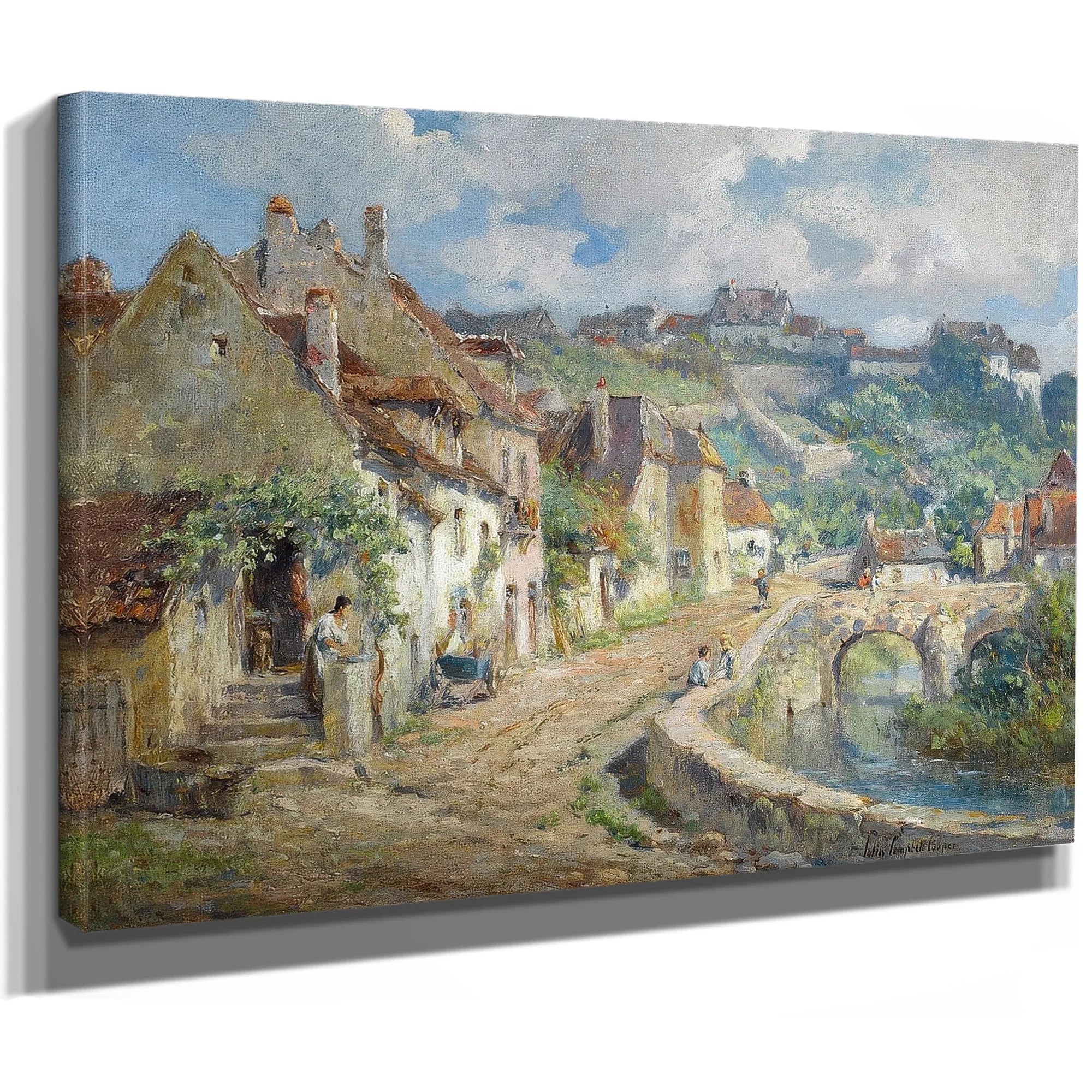 French Village By Colin Campbell Cooper Fine Art Print