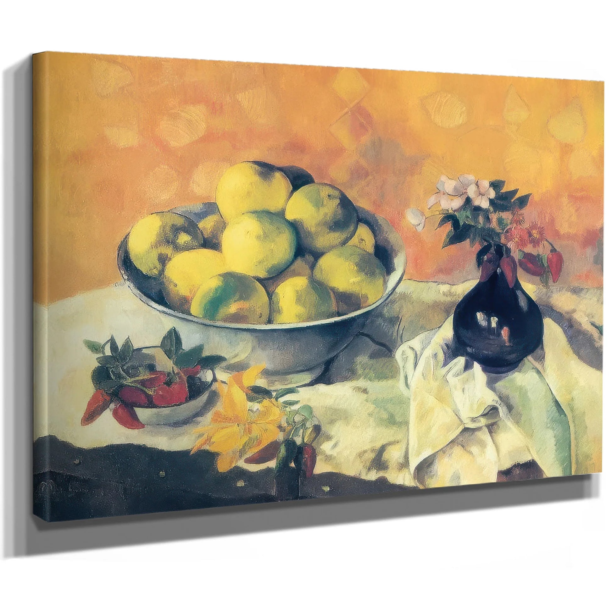 Still Life With Grapefruits By Paul Gauguin Fine Art Print