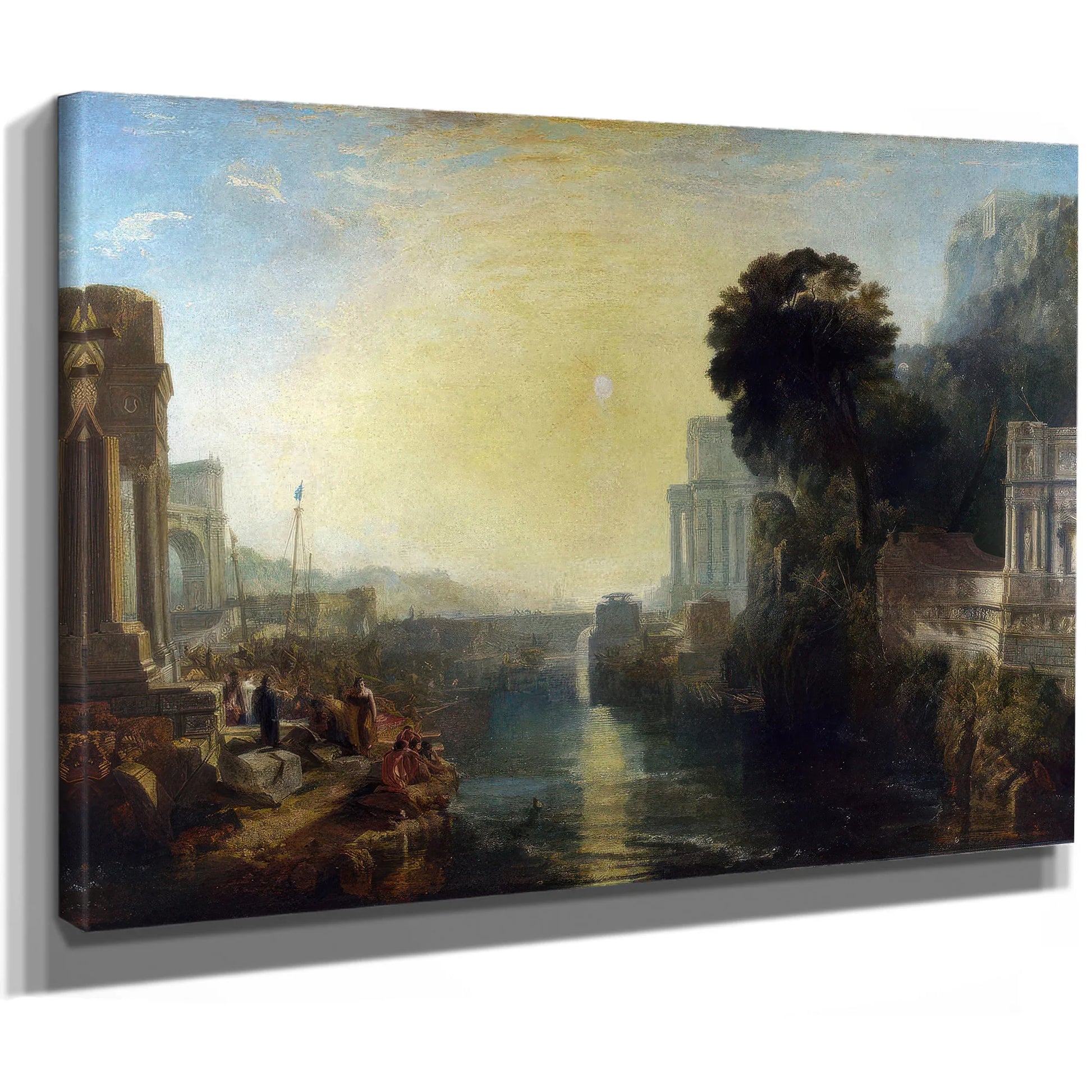 Dido Building Carthage 1815 By Joseph Mallord William Turner Fine Art Print