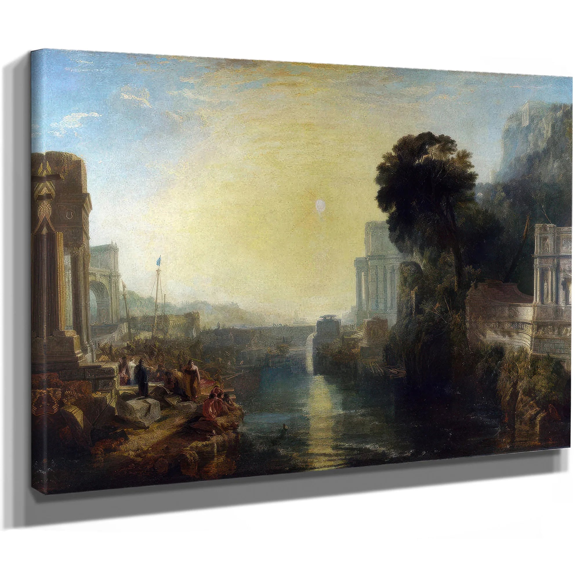 Dido Building Carthage 1815 By Joseph Mallord William Turner Fine Art Print