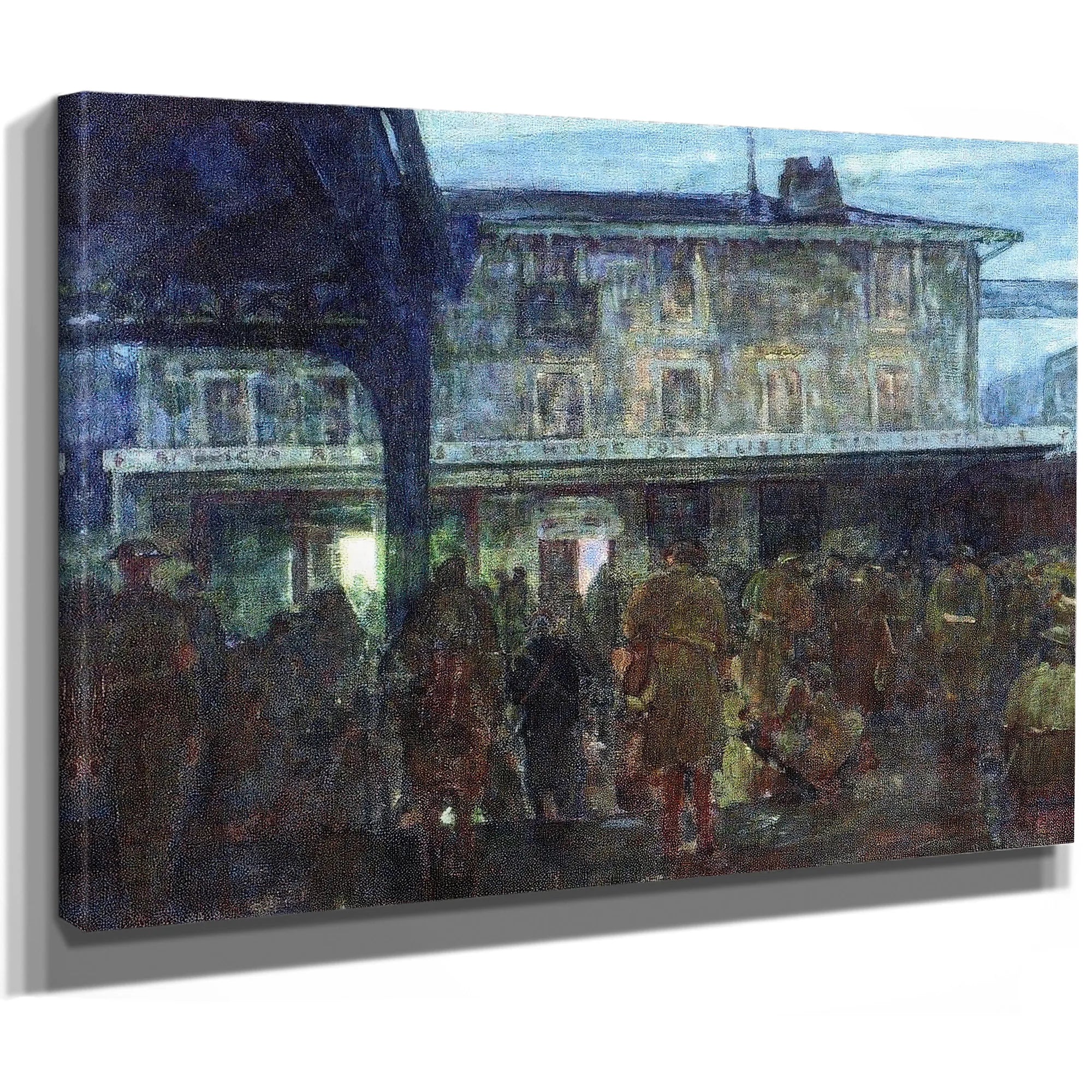 American Red Cross Canteen, Toul, France, World War I By Henry Ossawa Tanner Fine Art Print