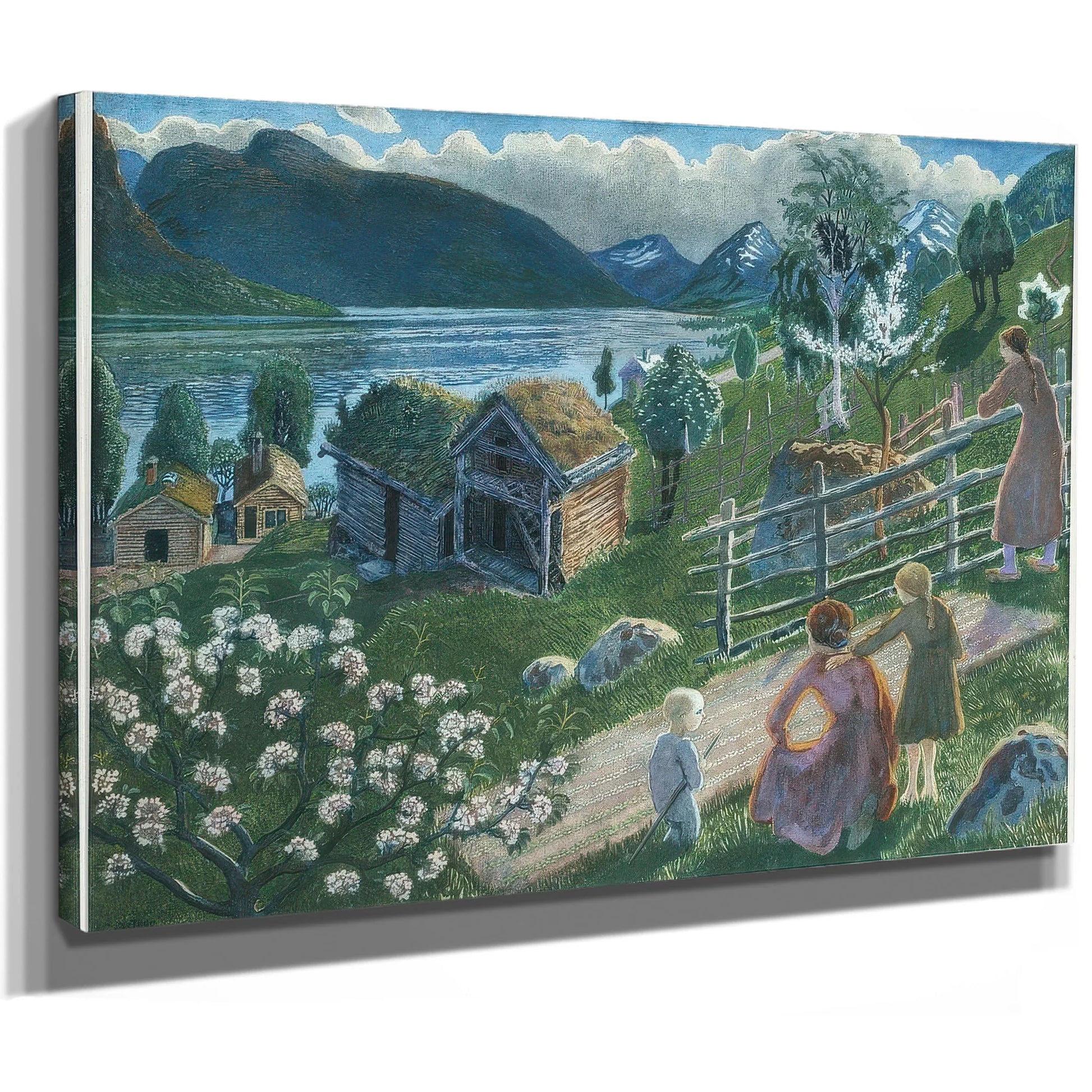 Growing Weather In Sandalstrand By Nicolai Astrup Fine Art Print