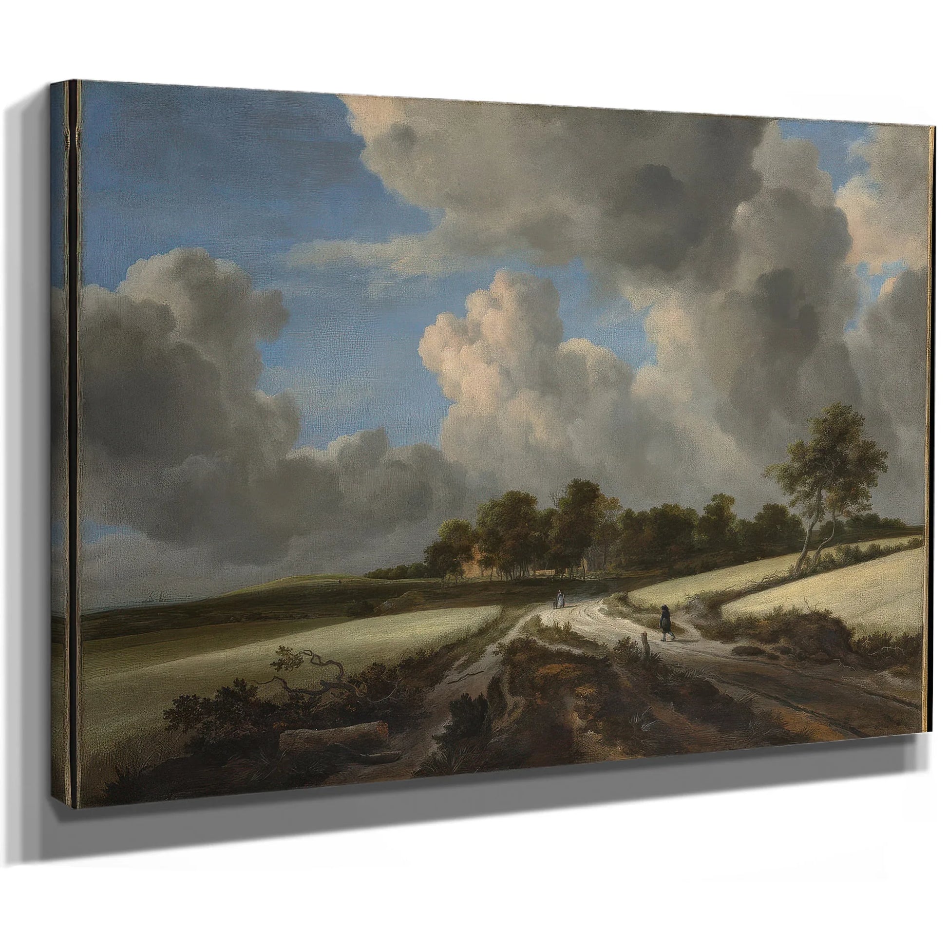 Wheat Fields By Jacob Van Rusdael Fine Art Print