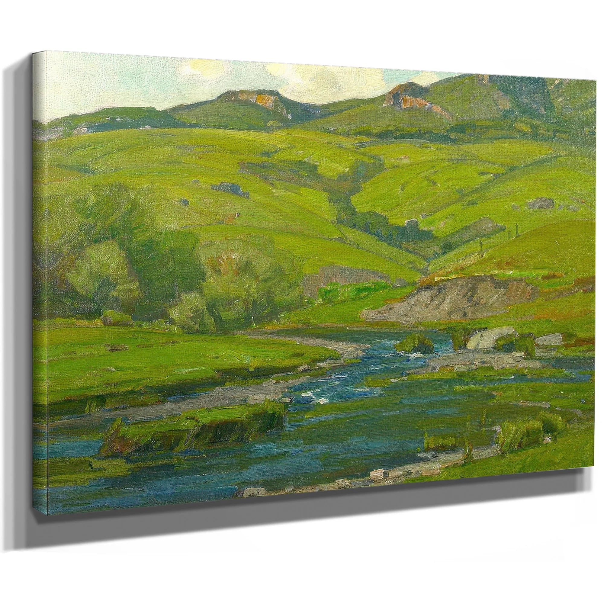Rushing Onward By William Wendt Fine Art Print
