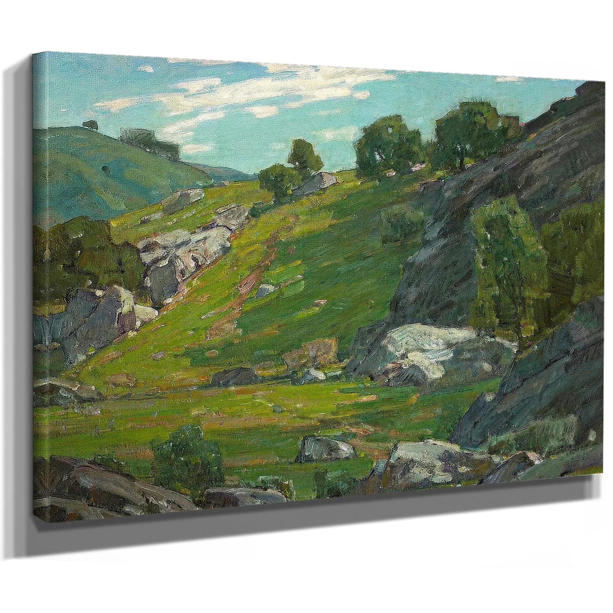 The Cow Trail By William Wendt Fine Art Print