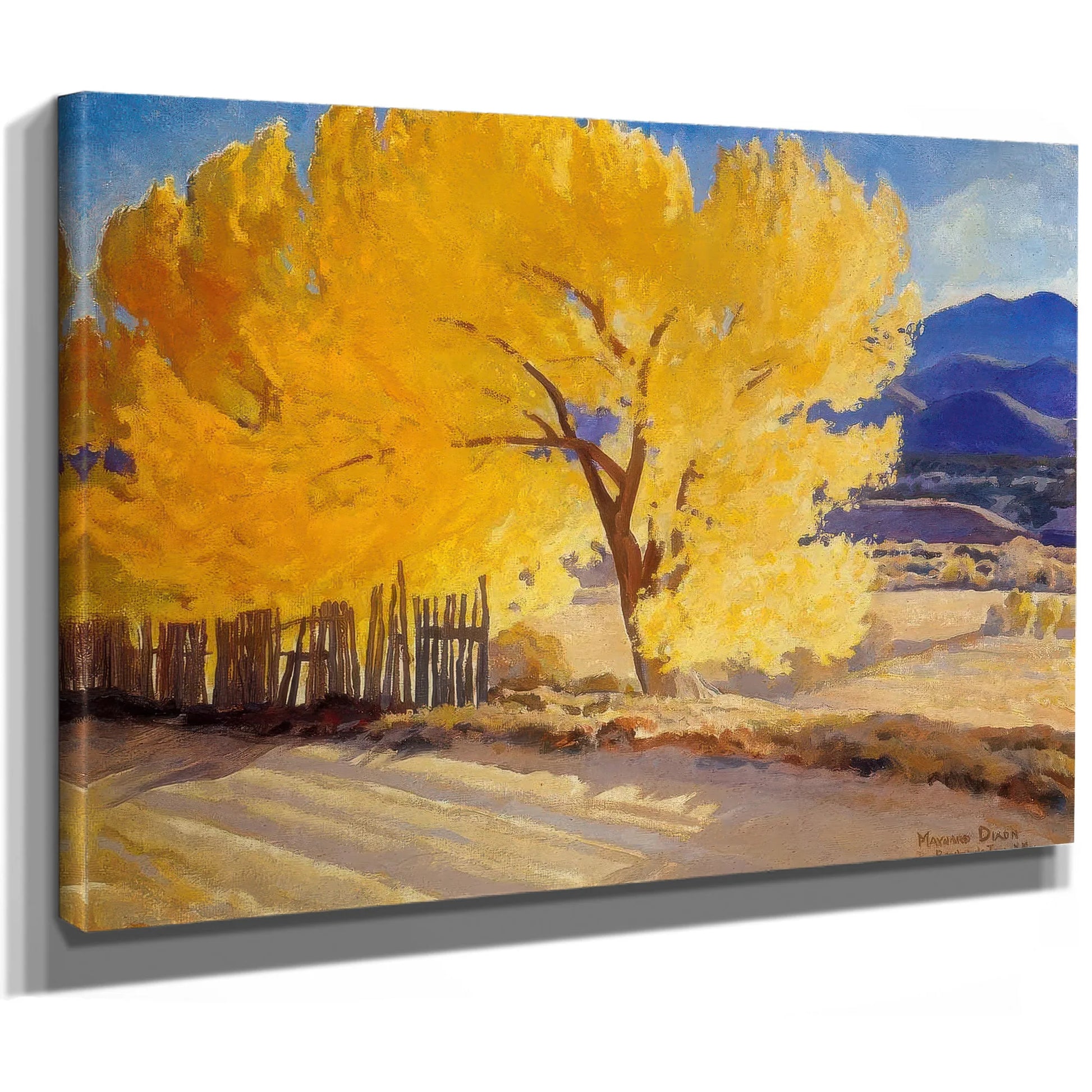 October Gold By Maynard Dixon Fine Art Print