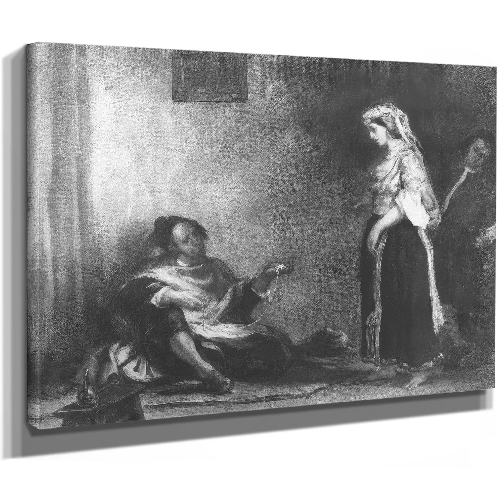 The Arab Merchant By Ferdinand Victor Eugene Delacroix Fine Art Print