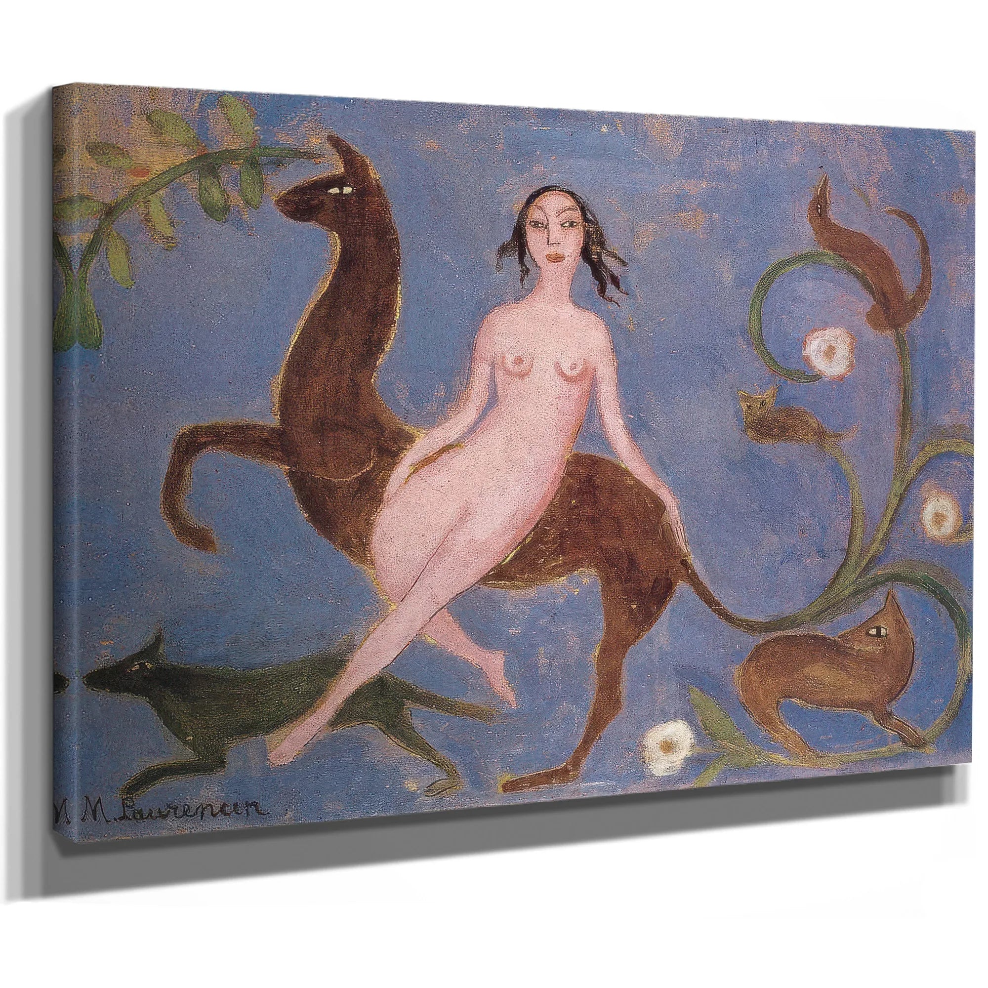 Diane Hunting 1908 By Marie Laurencin Fine Art Print