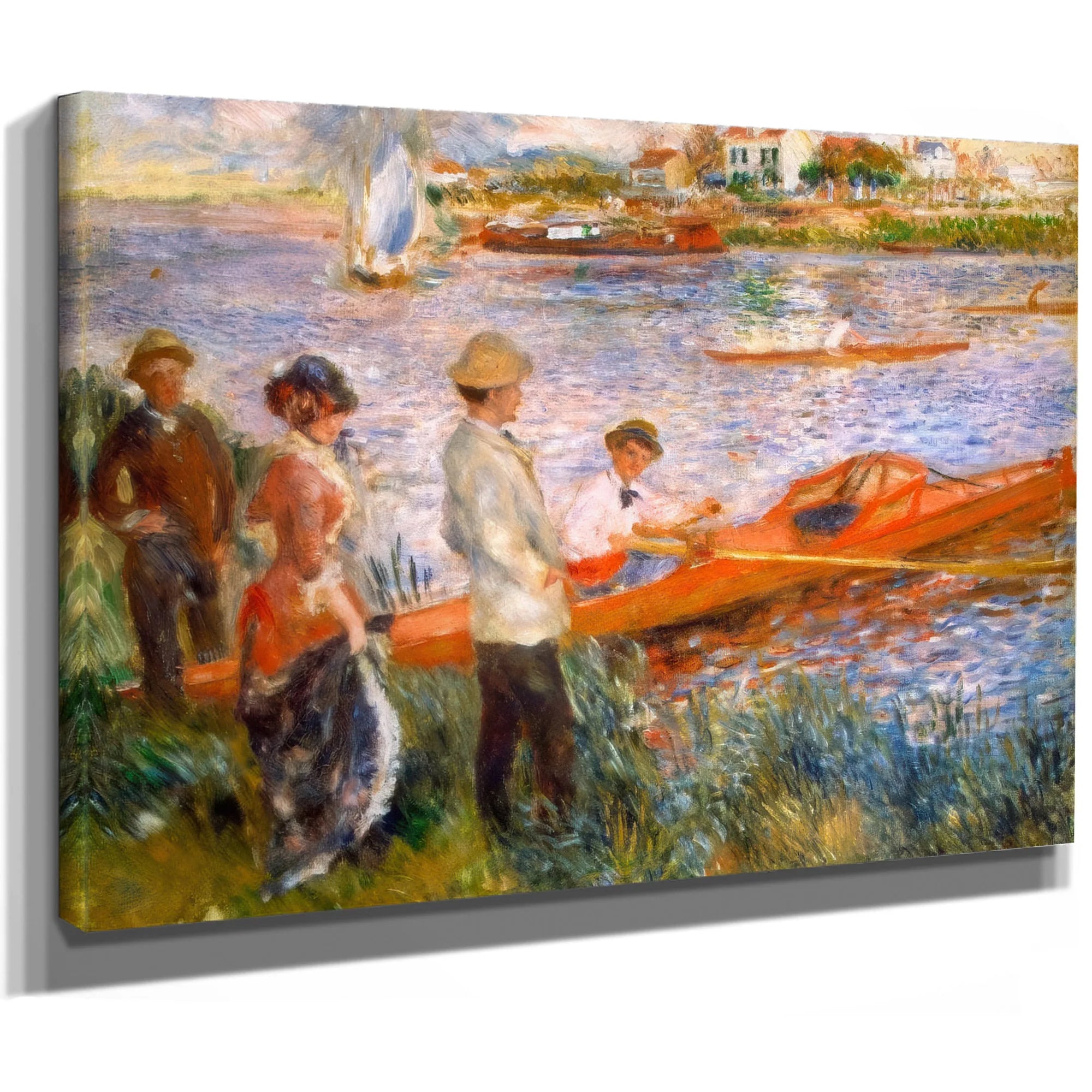 Oarsmen At Chatou By Pierre August Renoir Fine Art Print