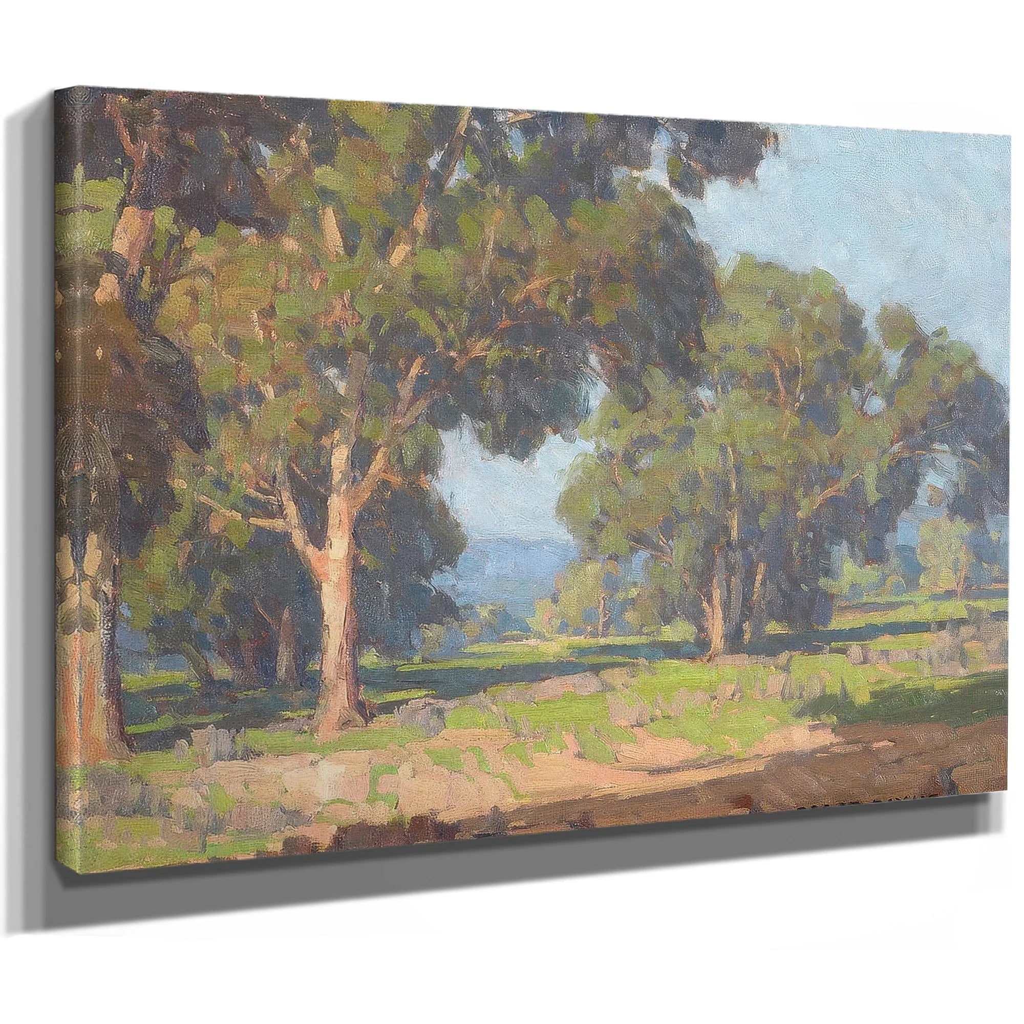 A Grove Of Trees In The Valley By Edgar Payne Fine Art Print