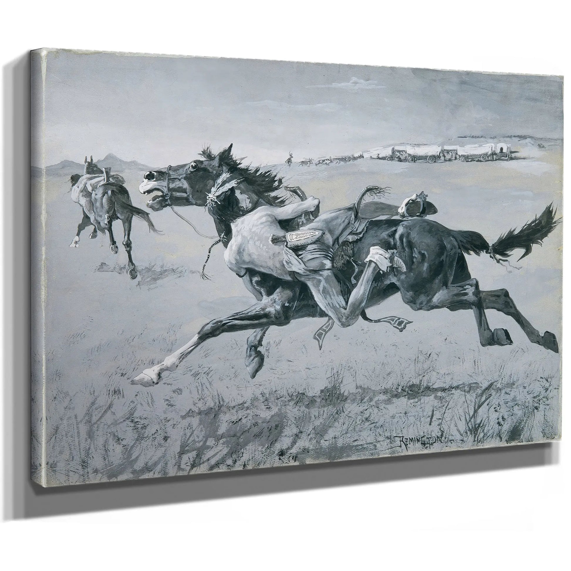 A Peril Of The Plains by Frederic Remington
