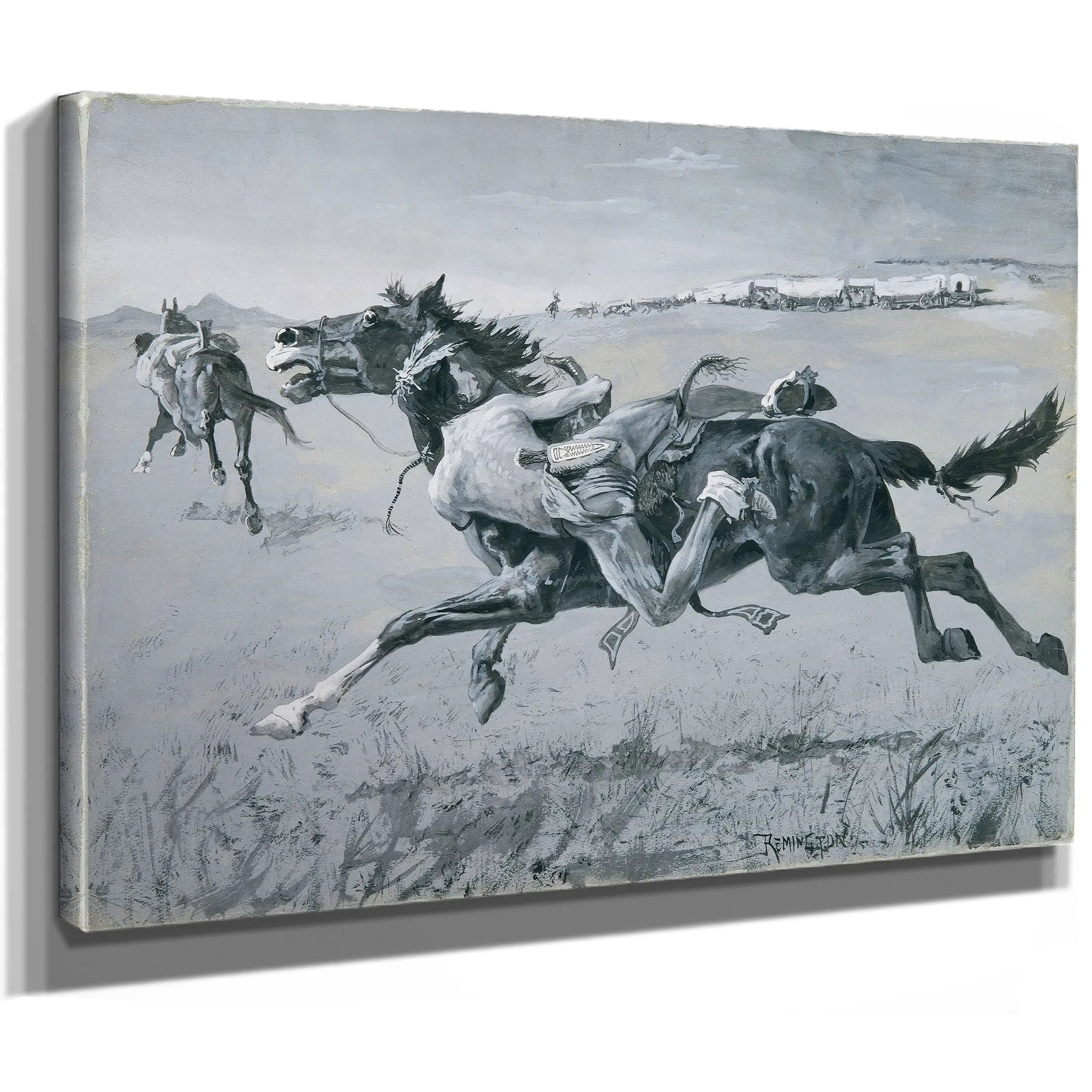 A Peril Of The Plains by Frederic Remington