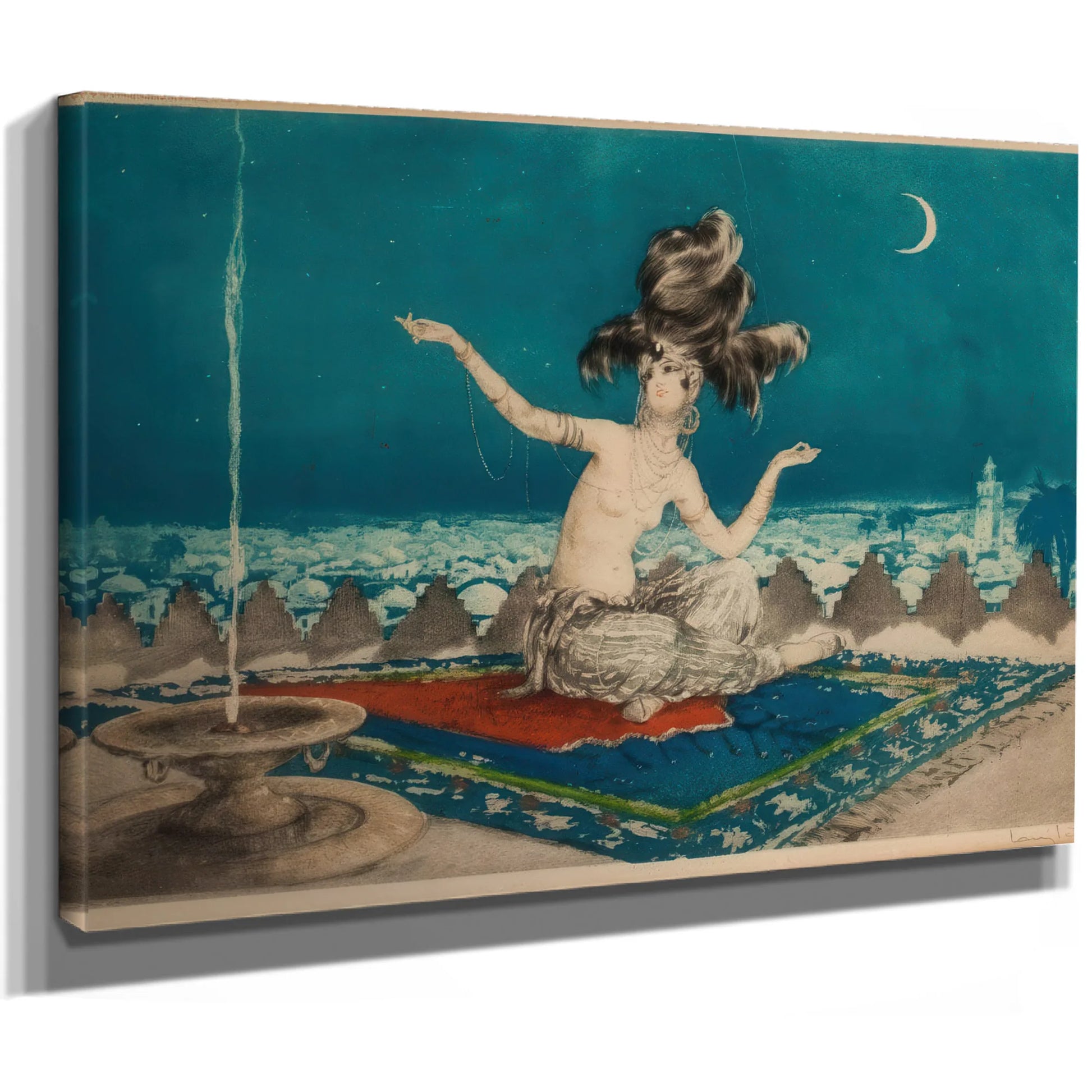 Scheherazade Circa 1927 By Louis Icart Fine Art Print