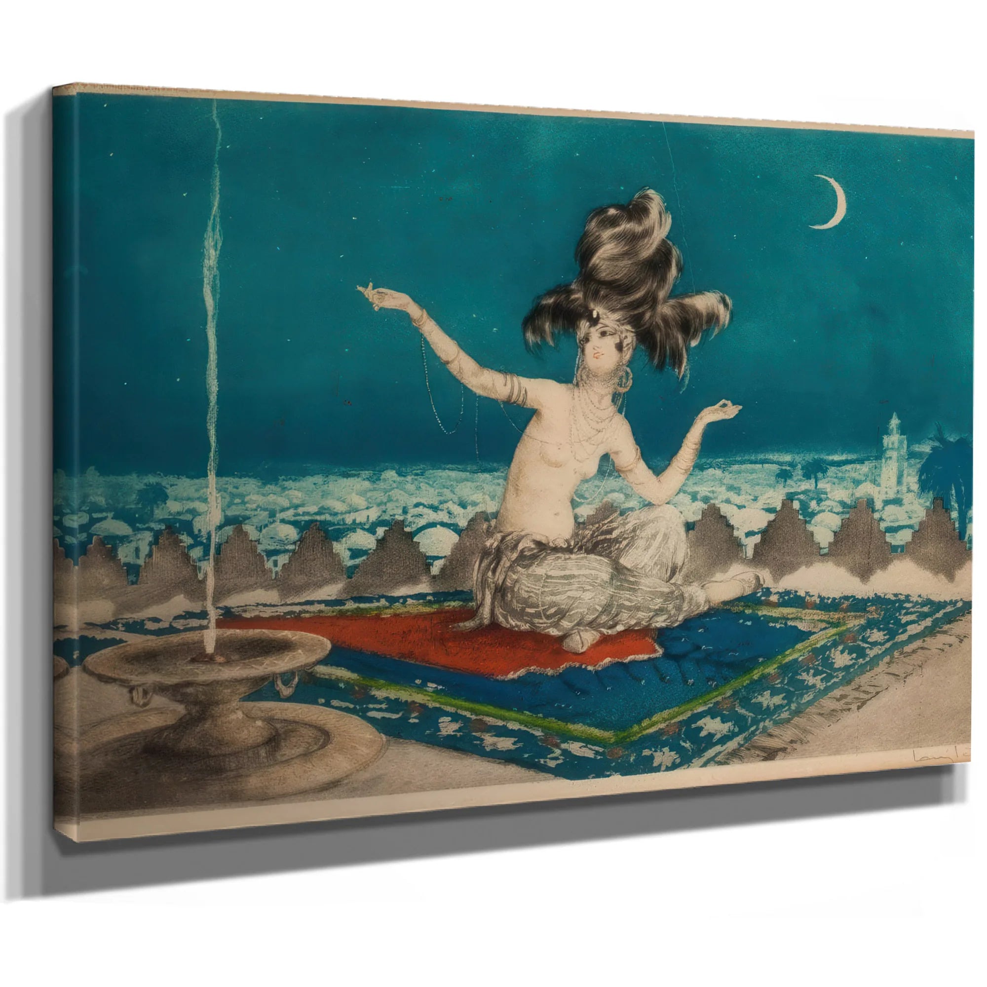 Scheherazade Circa 1927 By Louis Icart Fine Art Print