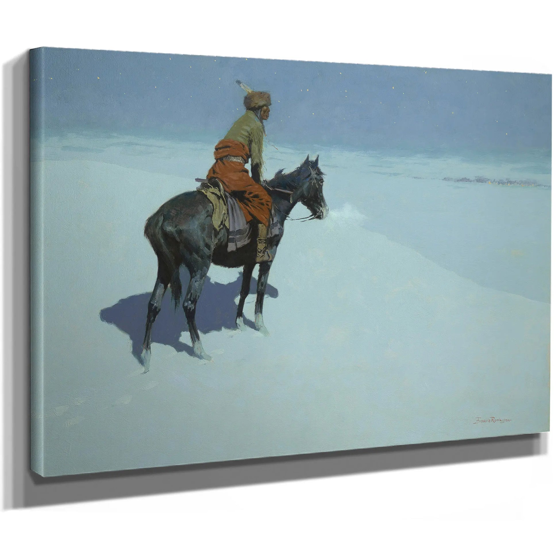 Friends Or Foes The Scout by Frederic Remington