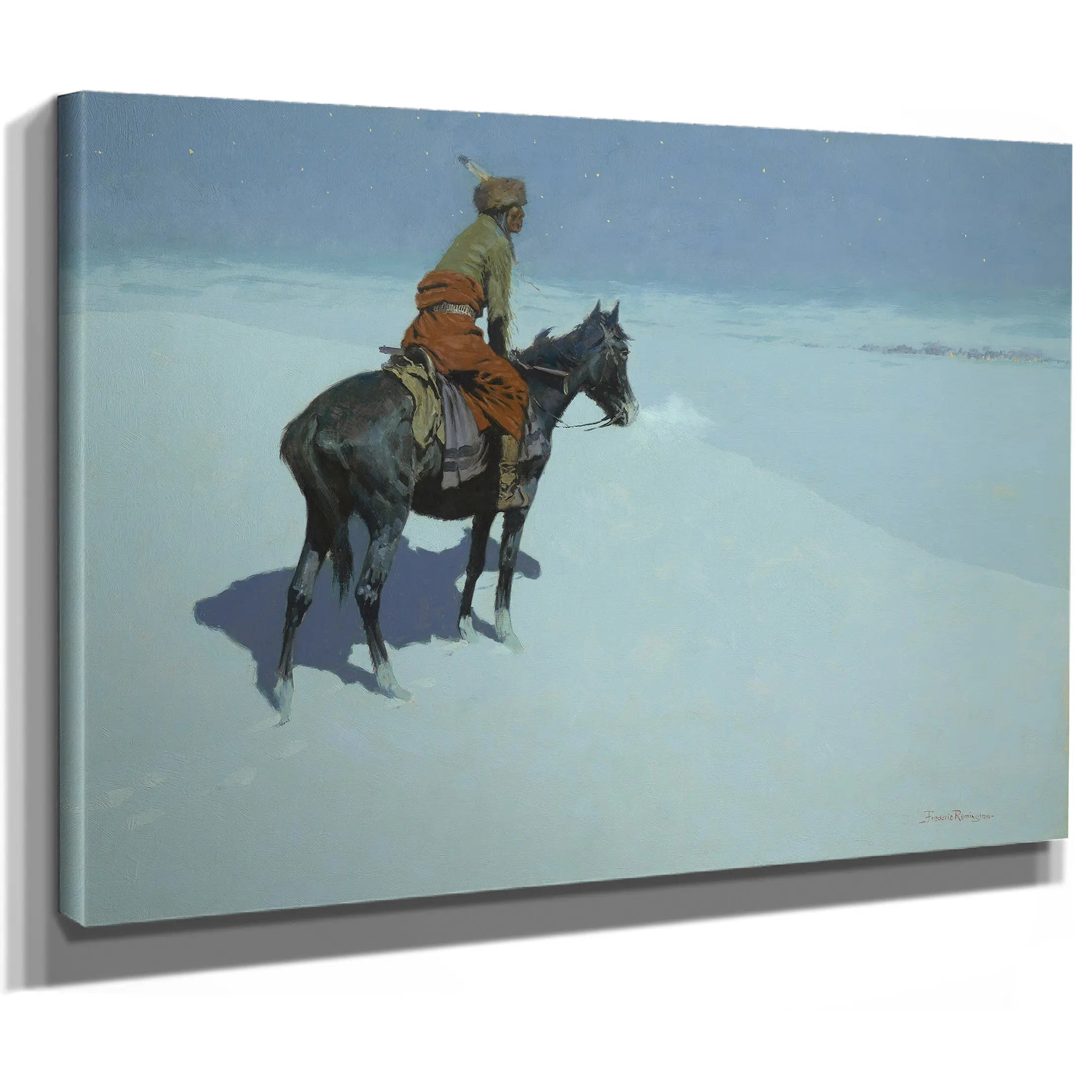 Friends Or Foes The Scout by Frederic Remington