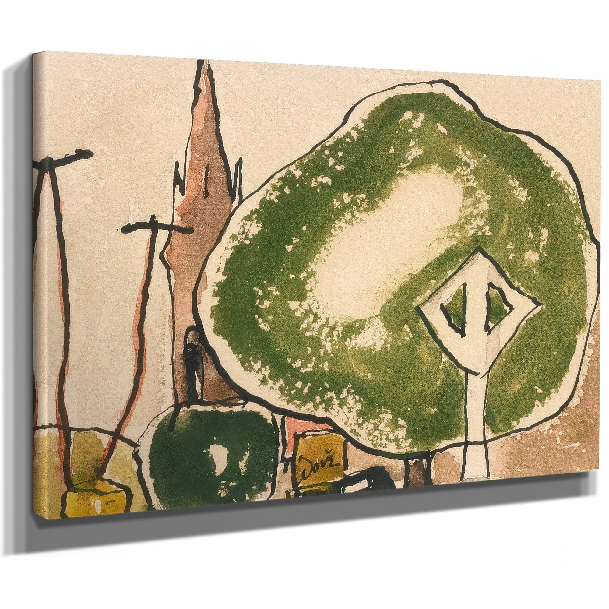 St. Peter's By Arthur Dove Fine Art Print