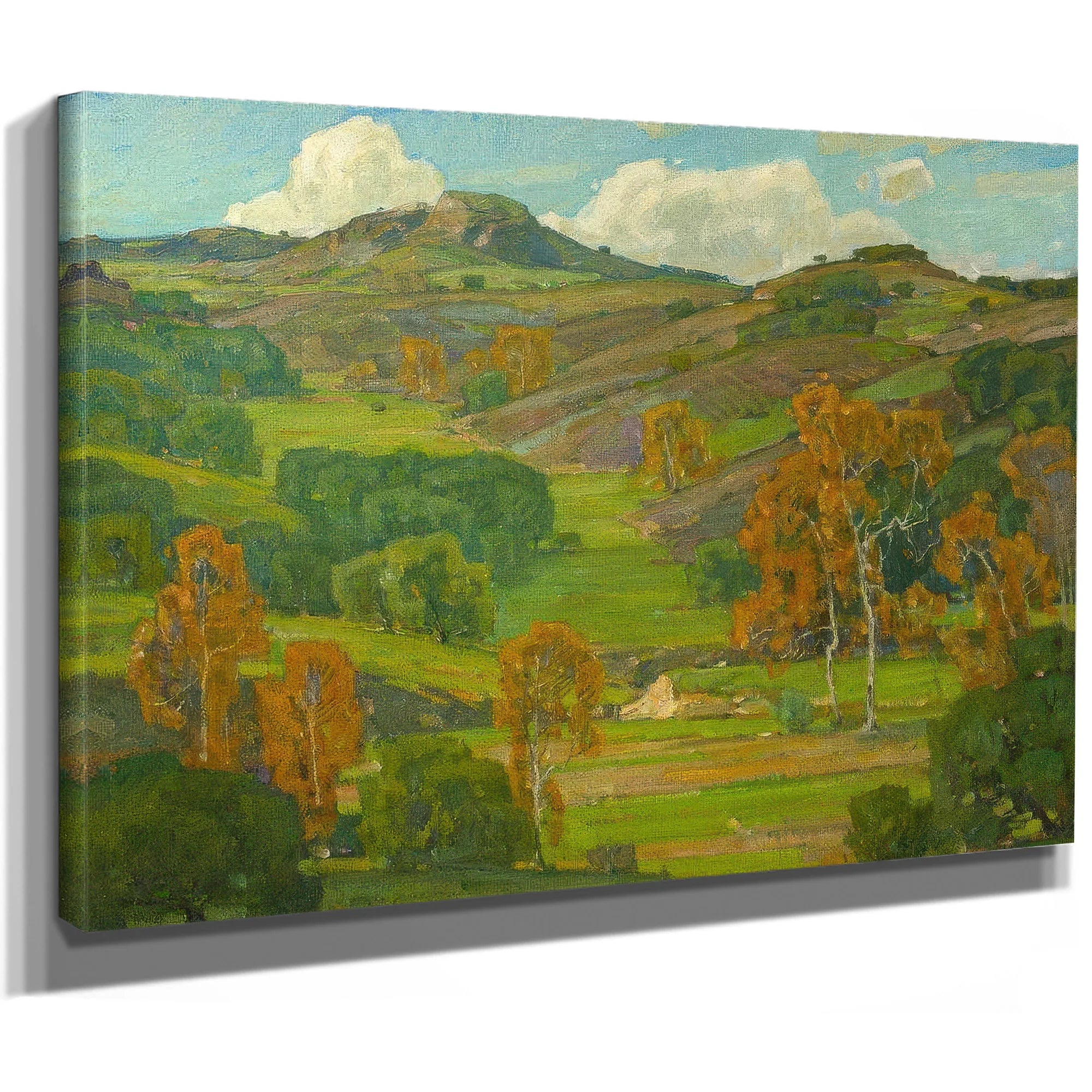Autumn Sycamores By William Wendt Fine Art Print