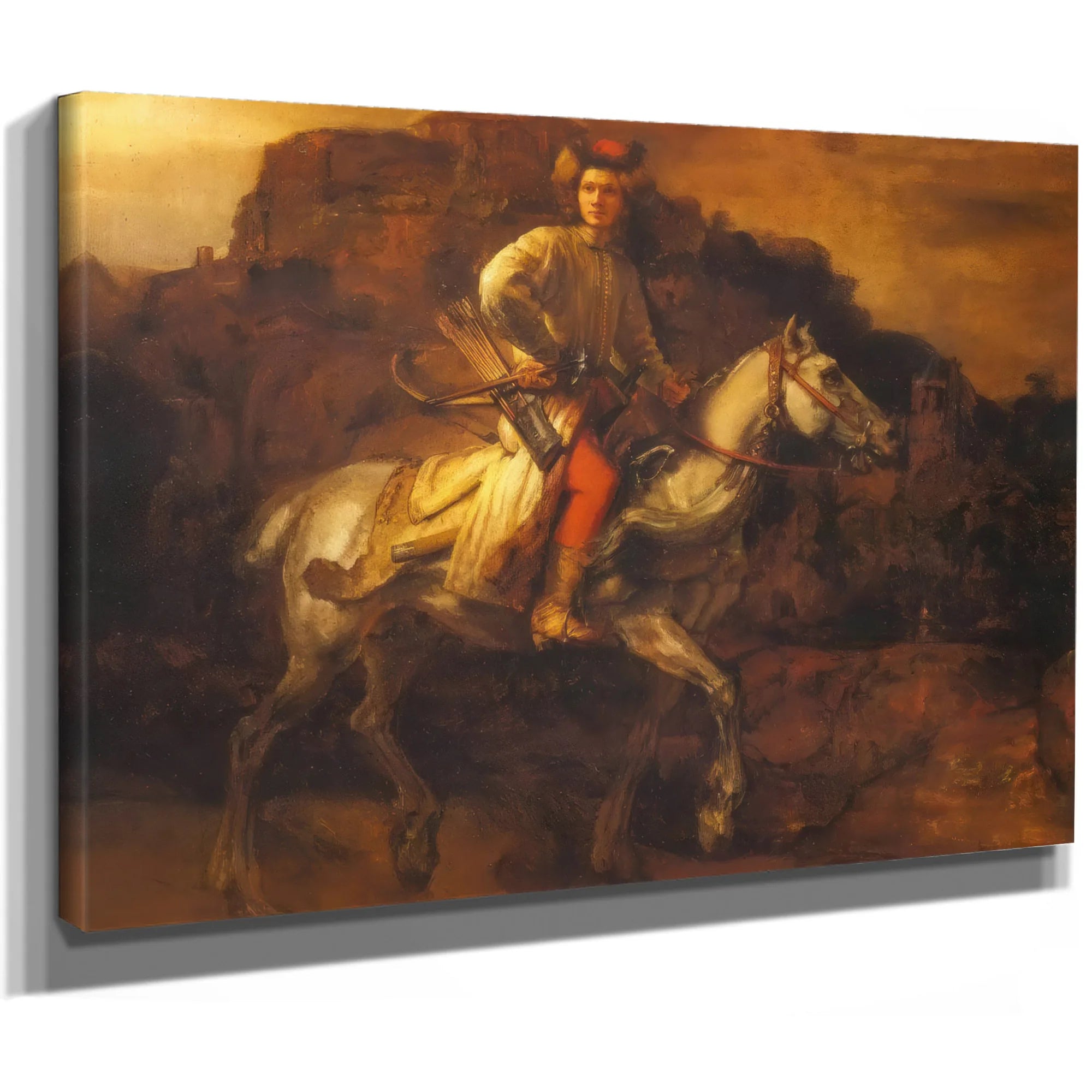 The So Called Polish Rider By Rembrandt Fine Art Print