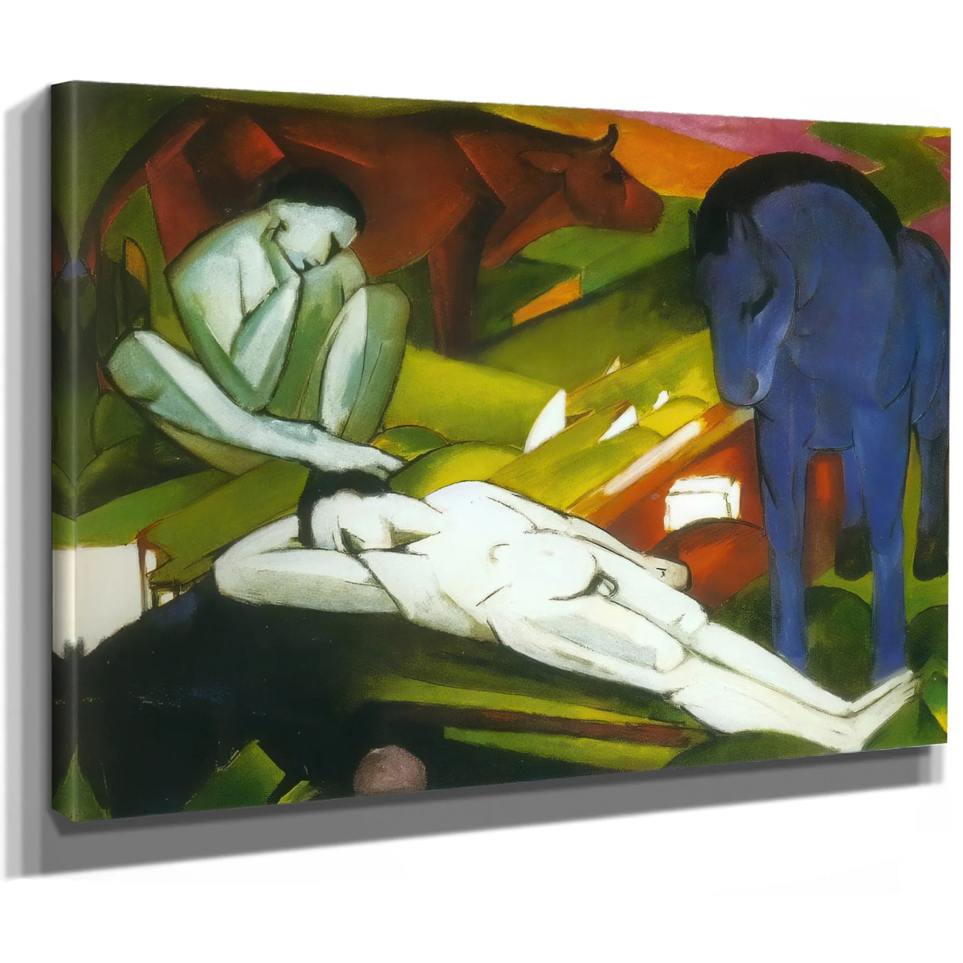Sheperds By Franz Marc Fine Art Print